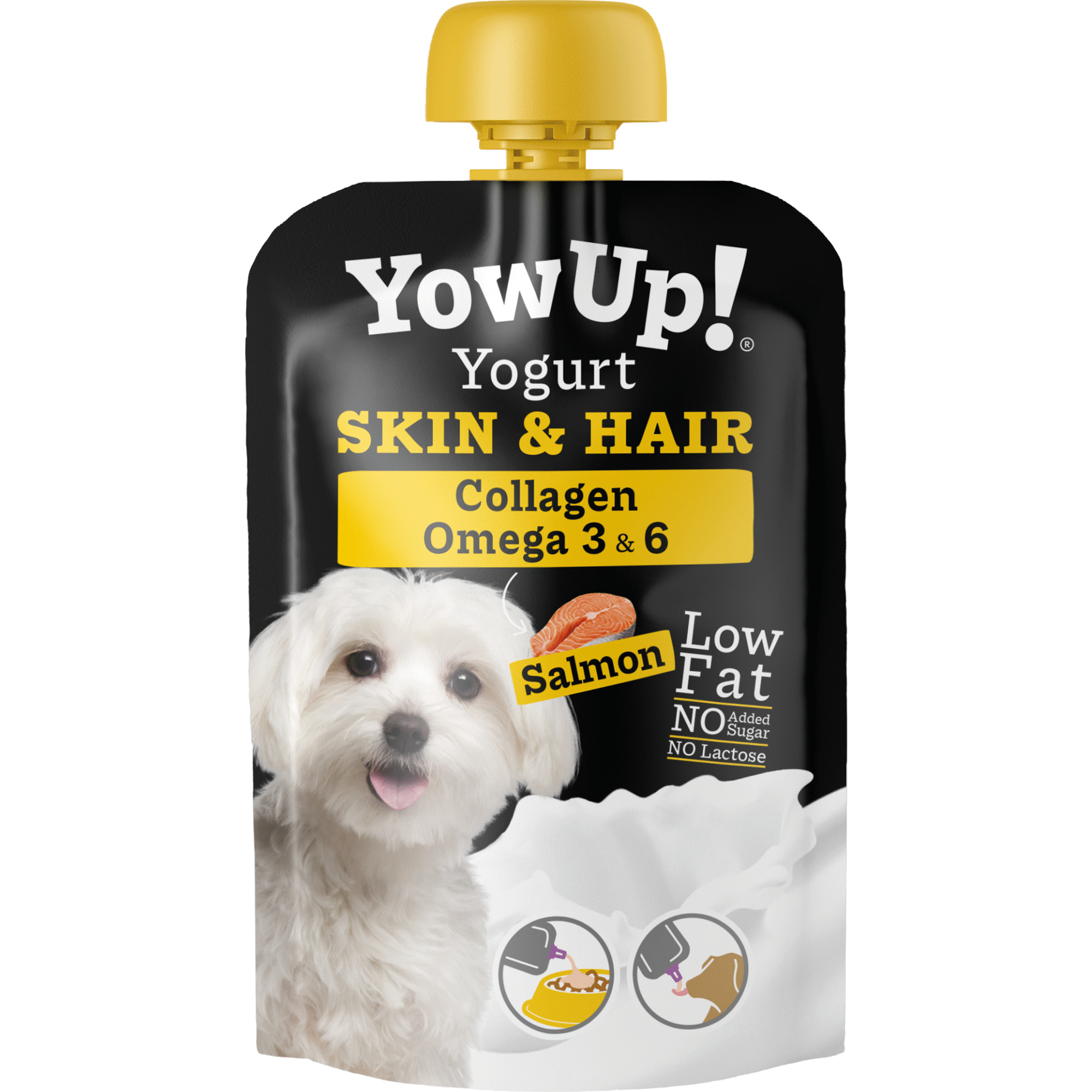 Iogurte para Cão Salmão Pele e Pelo Iogurte para Cão Salmão Pele e Pelo