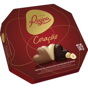 Bombons de Chocolate com Avelã Gift Coração