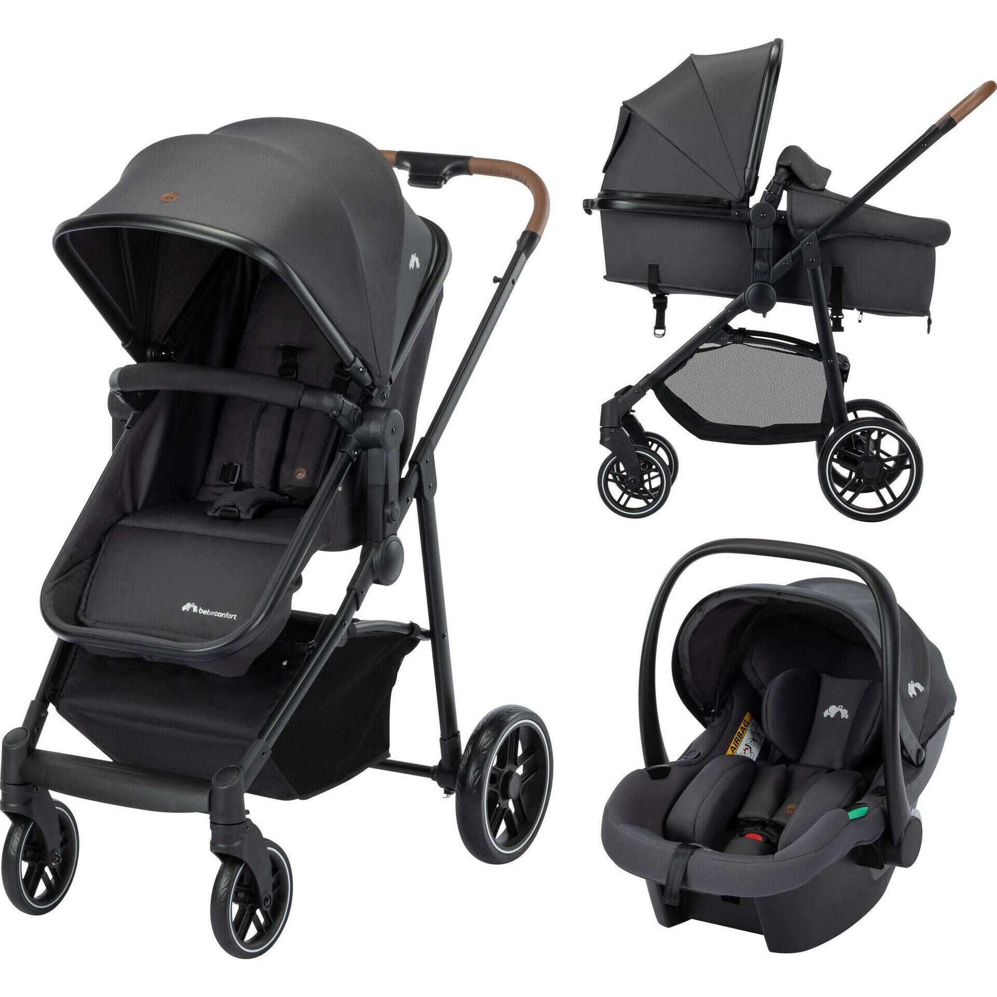 Conjunto de Rua Duo Convert&iacute;vel Luxe Graphit Bebeconfort