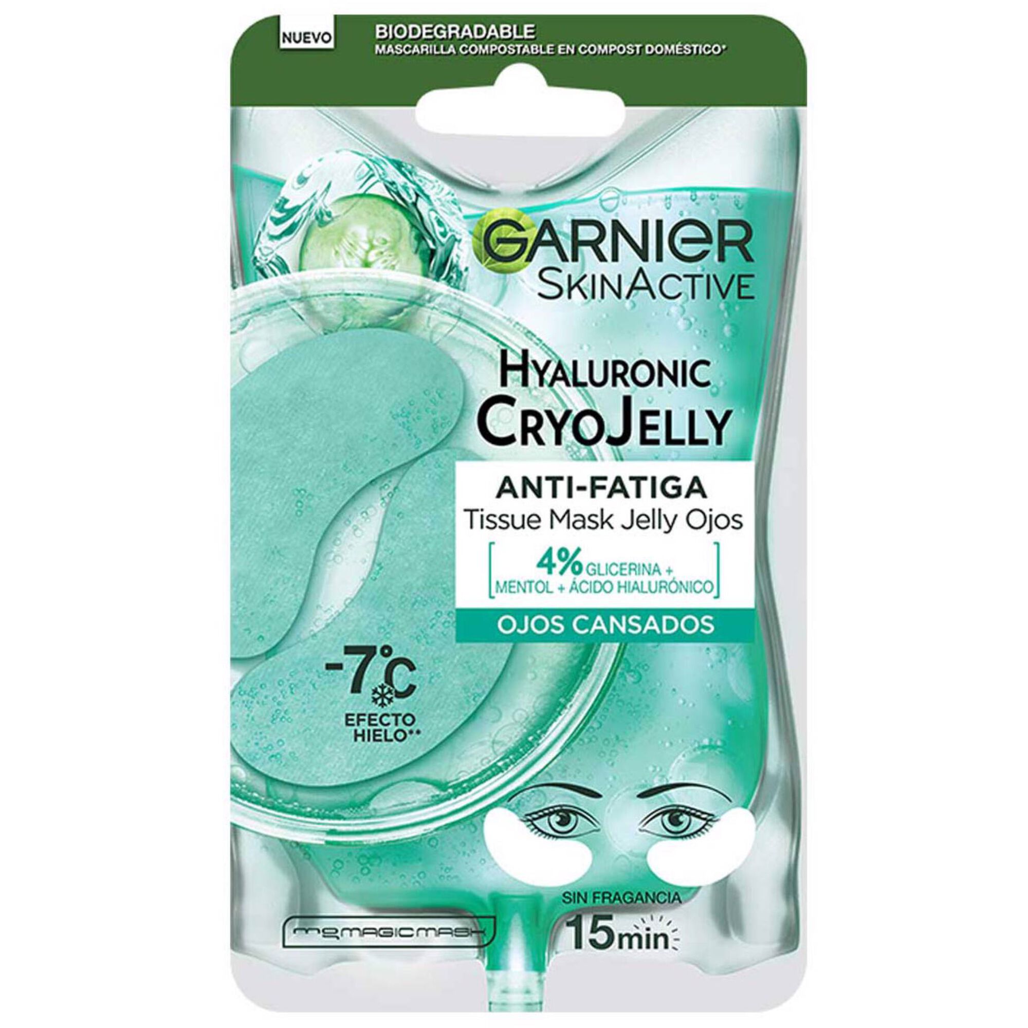 Máscara Facial Contorno de Olhos CryoJelly Anti-Fadiga Aloe Hialurónico