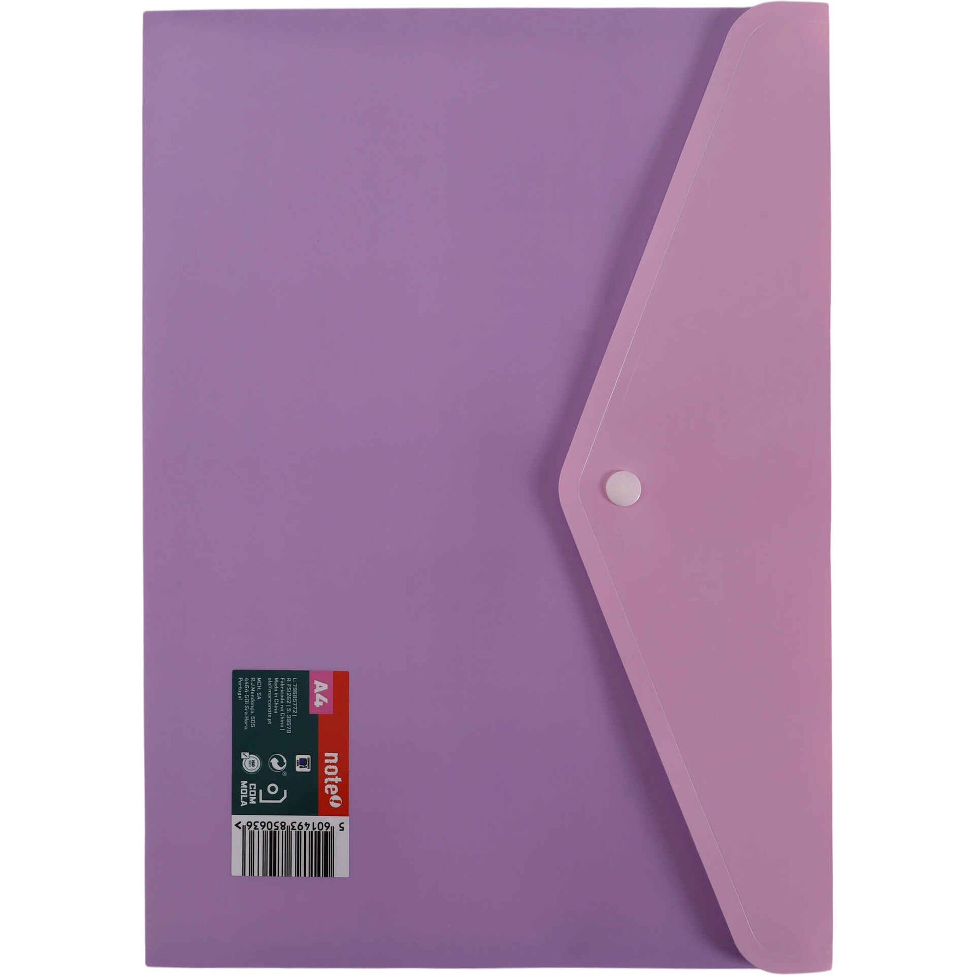 Classificador Envelope A4 com Mola (v&aacute;rias cores) Note!