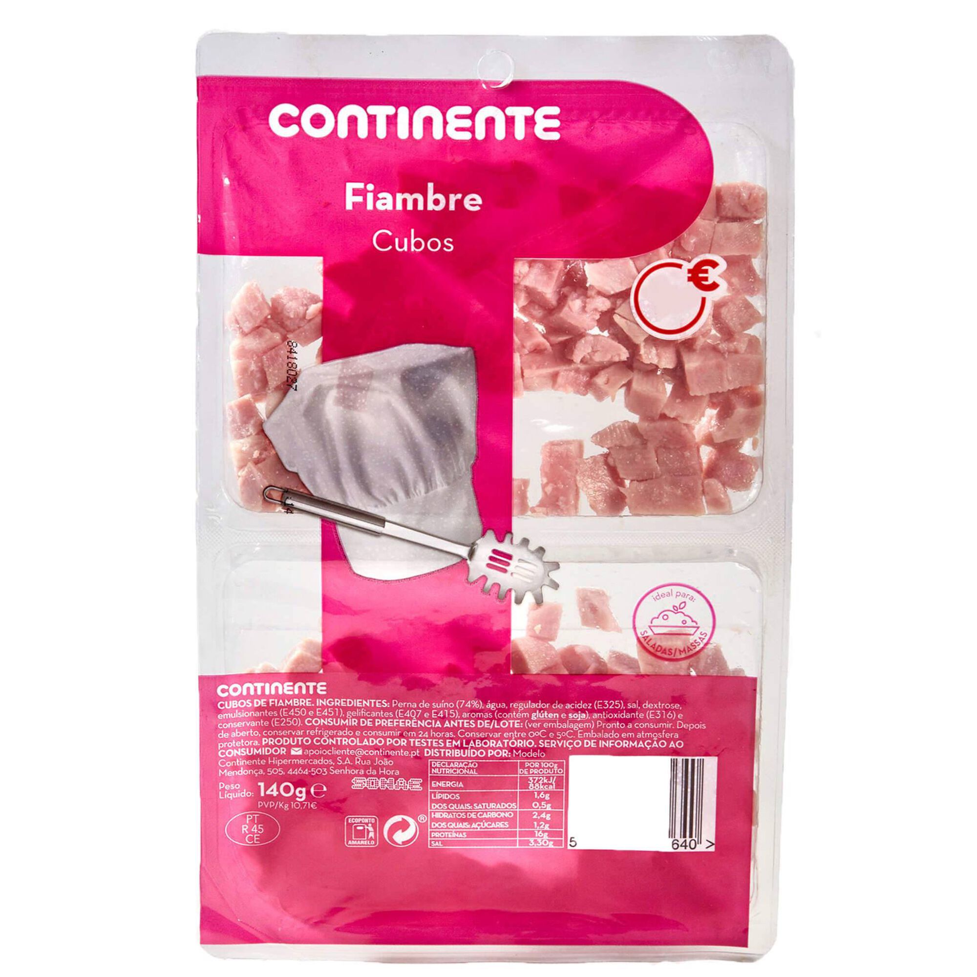 Fiambre em Cubos