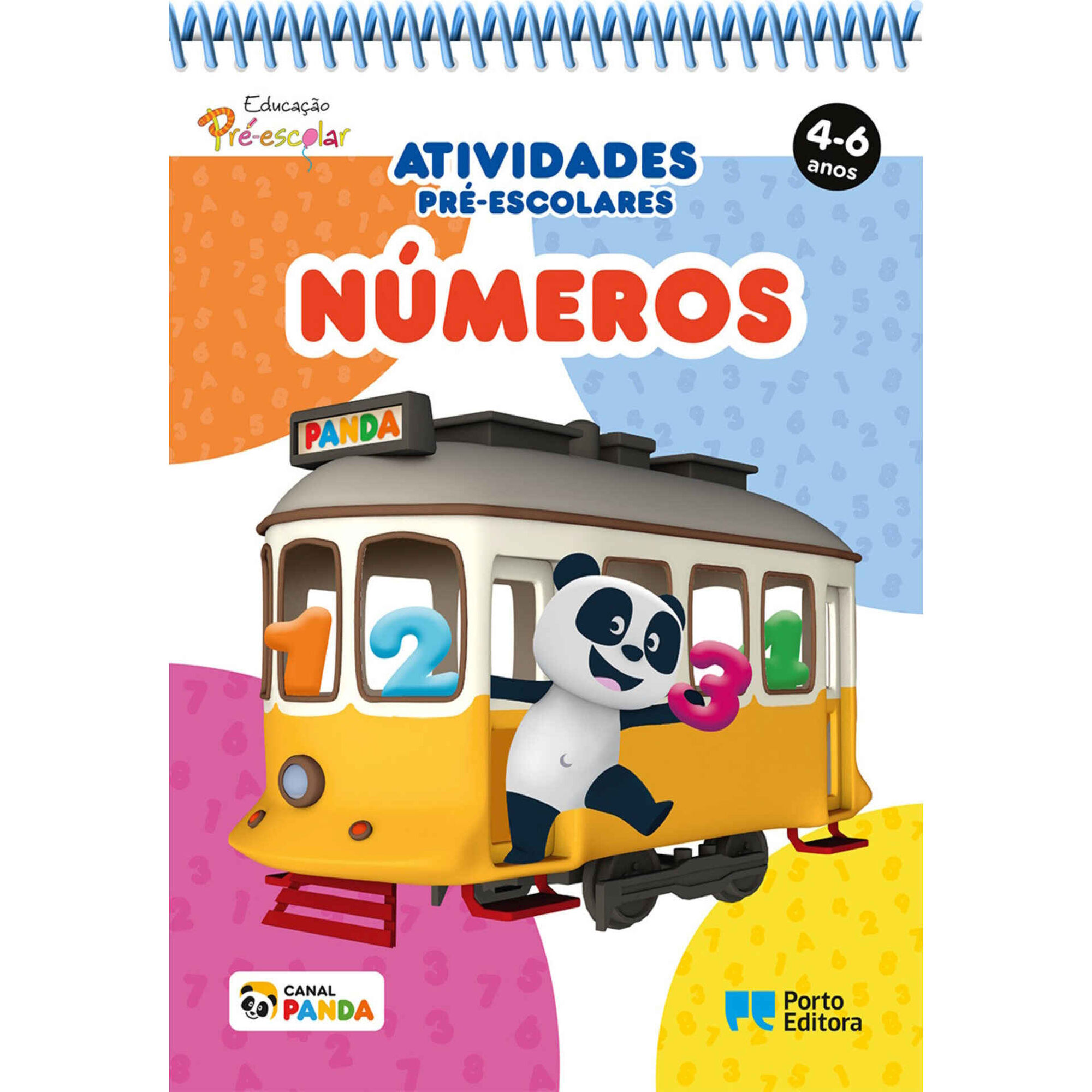 Bloco de Atividades Pré-escolares Panda - Números (4-6 Anos)