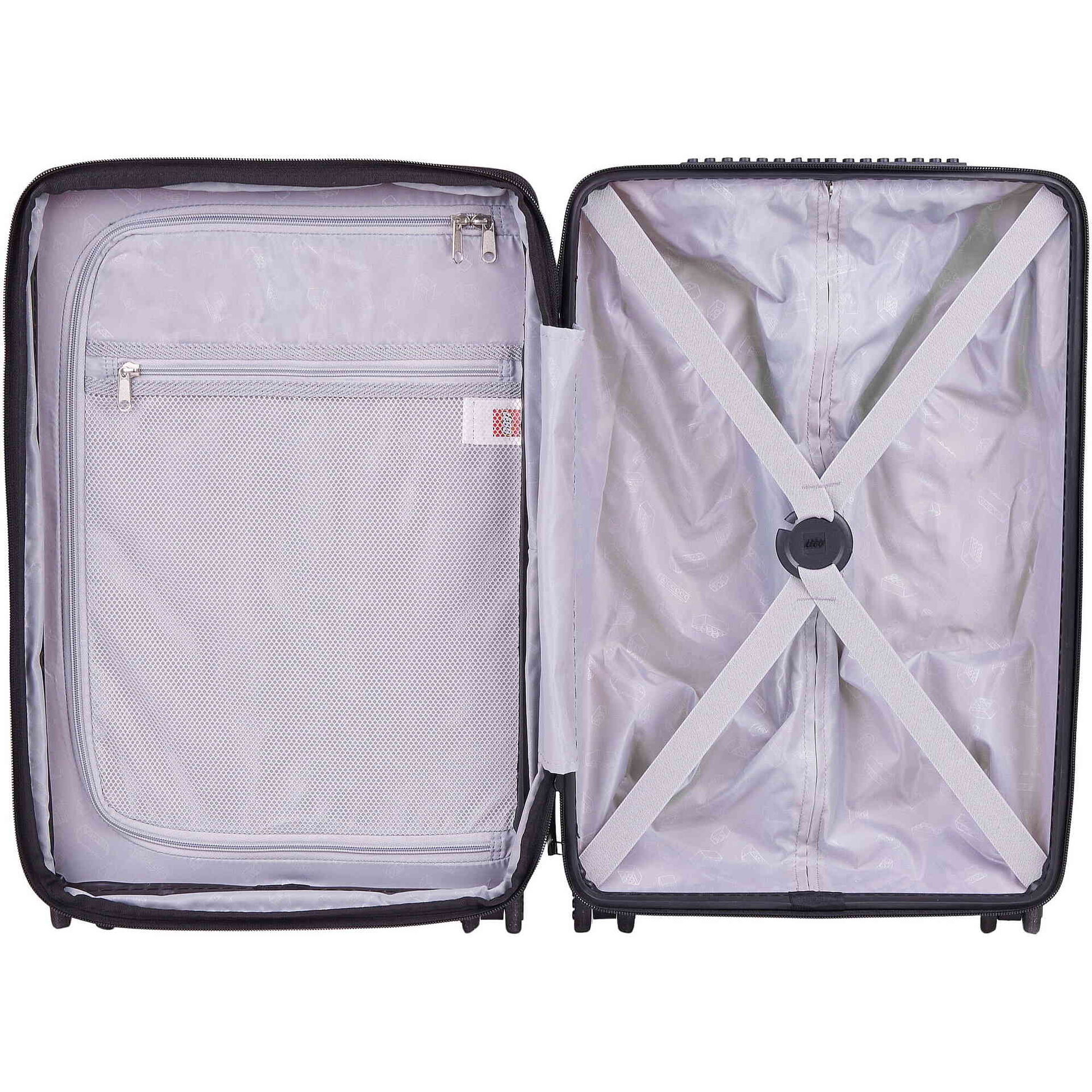 Mala de Cabine Extensível 4 Rodas Rosa Brick