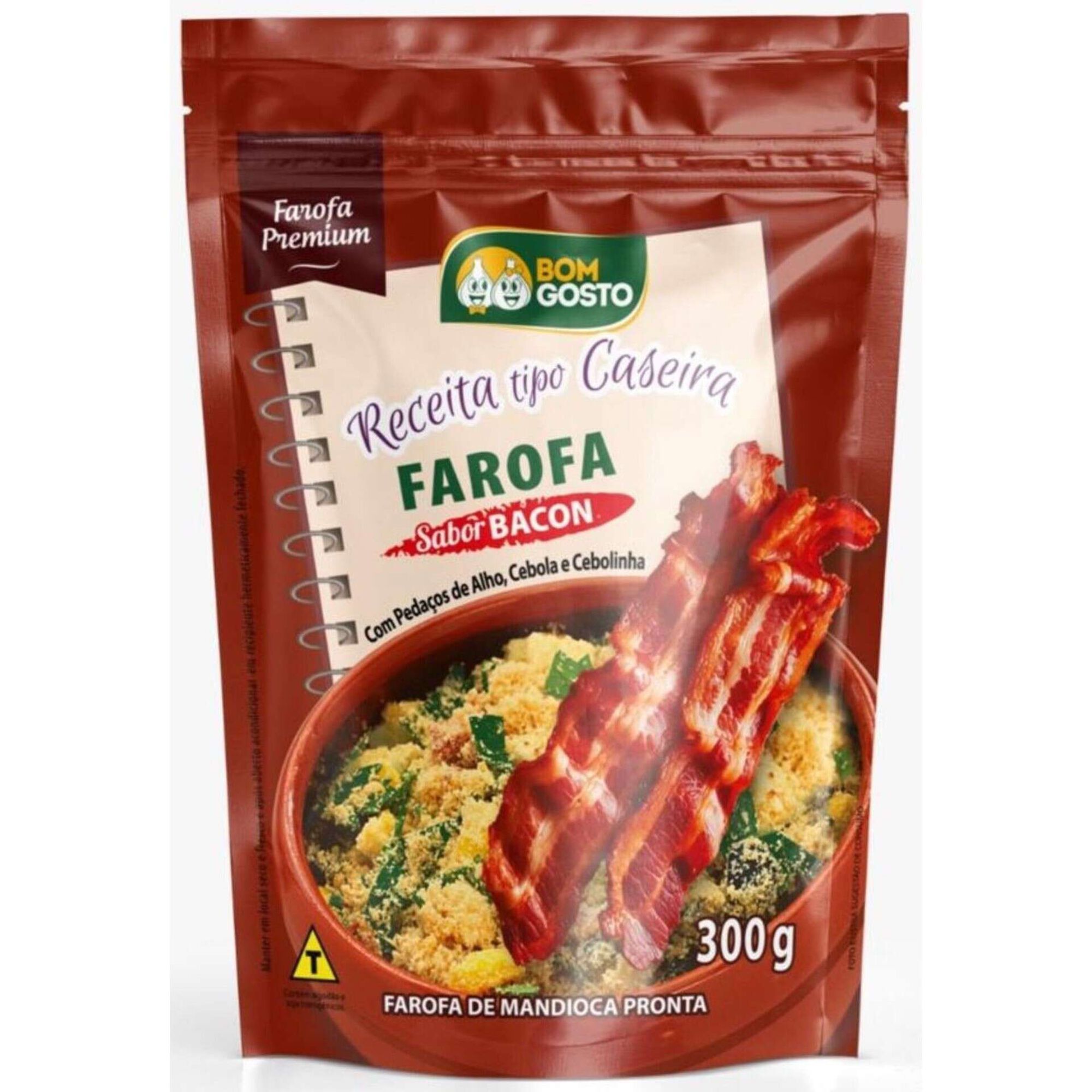 Farofa Caseira Bacon Bom Gosto