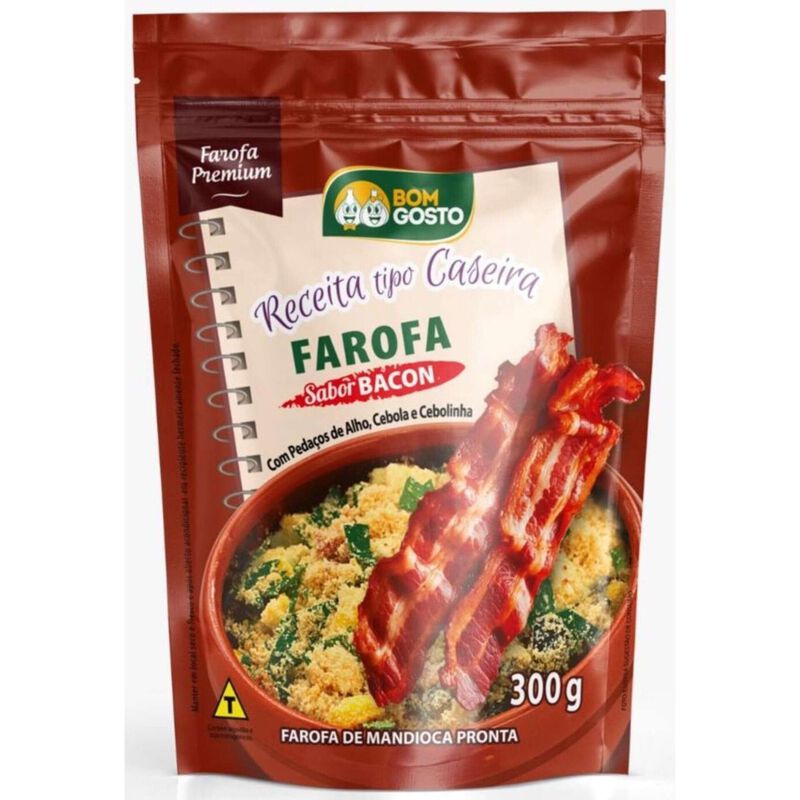 Farofa Caseira Bacon Bom Gosto