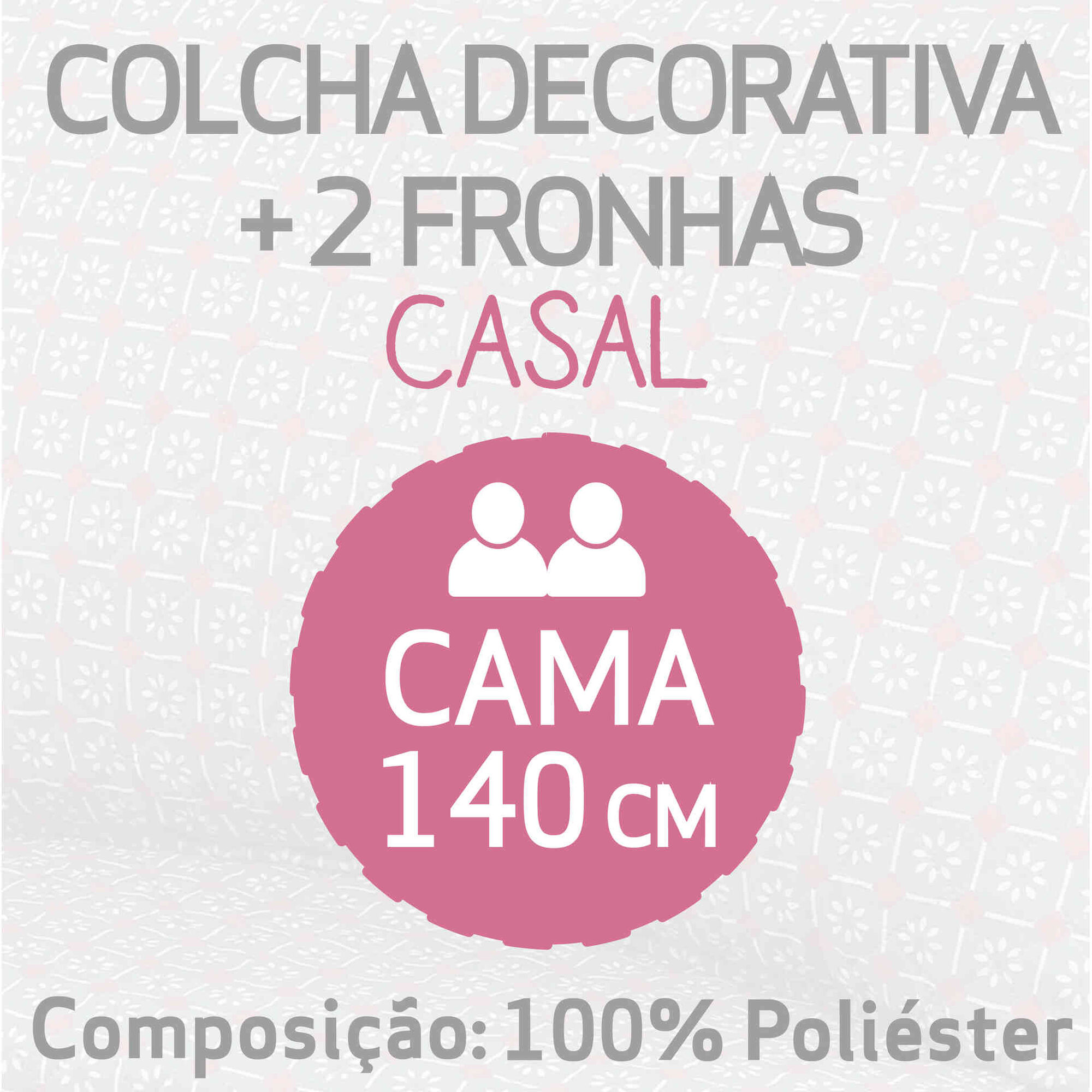 Colcha Decorativa 160x220cm Kasa