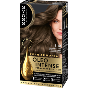 Colora&ccedil;&atilde;o Permanente Oleo Intense Castanho Claro 5.10 Syoss