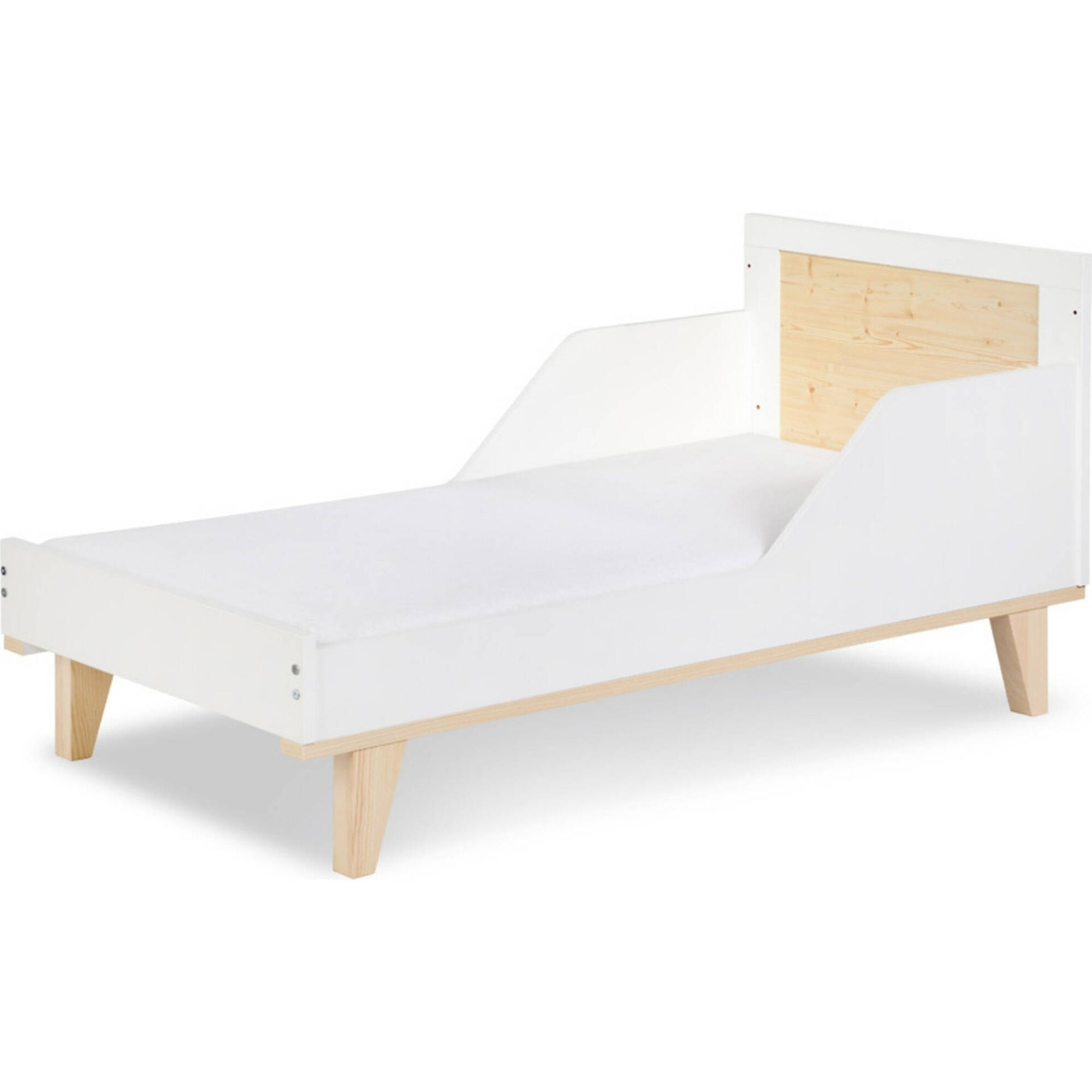 Cama de Grades Evolutiva Madeira Branca Lydia Twinko