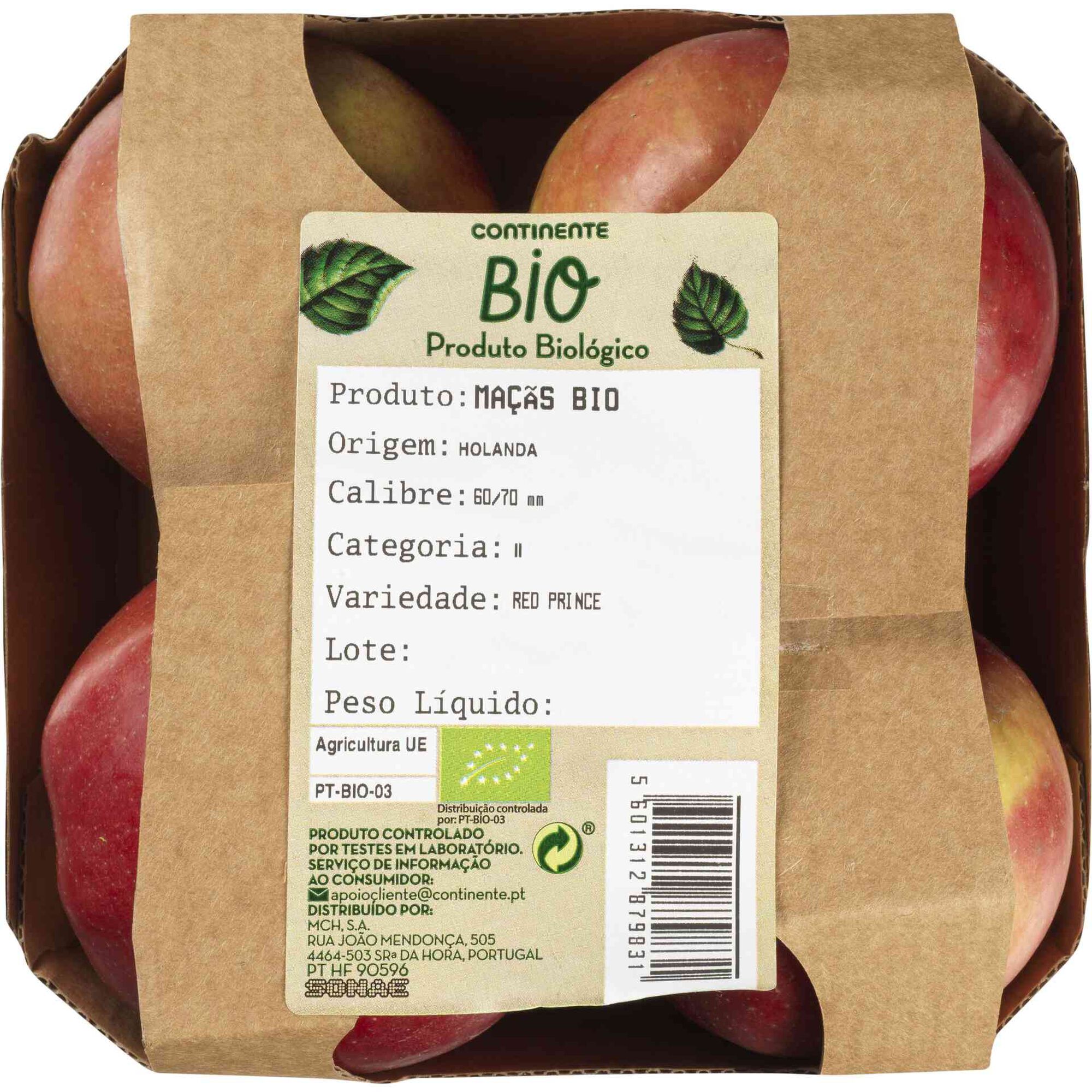 Ma&ccedil;&atilde; Vermelha Biol&oacute;gica Continente Bio