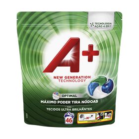 Detergente M&aacute;quina Roupa C&aacute;psulas Optimal A+