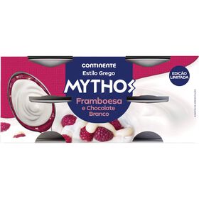 Iogurte Grego Mythos Framboesa e Chocolate Branco Continente