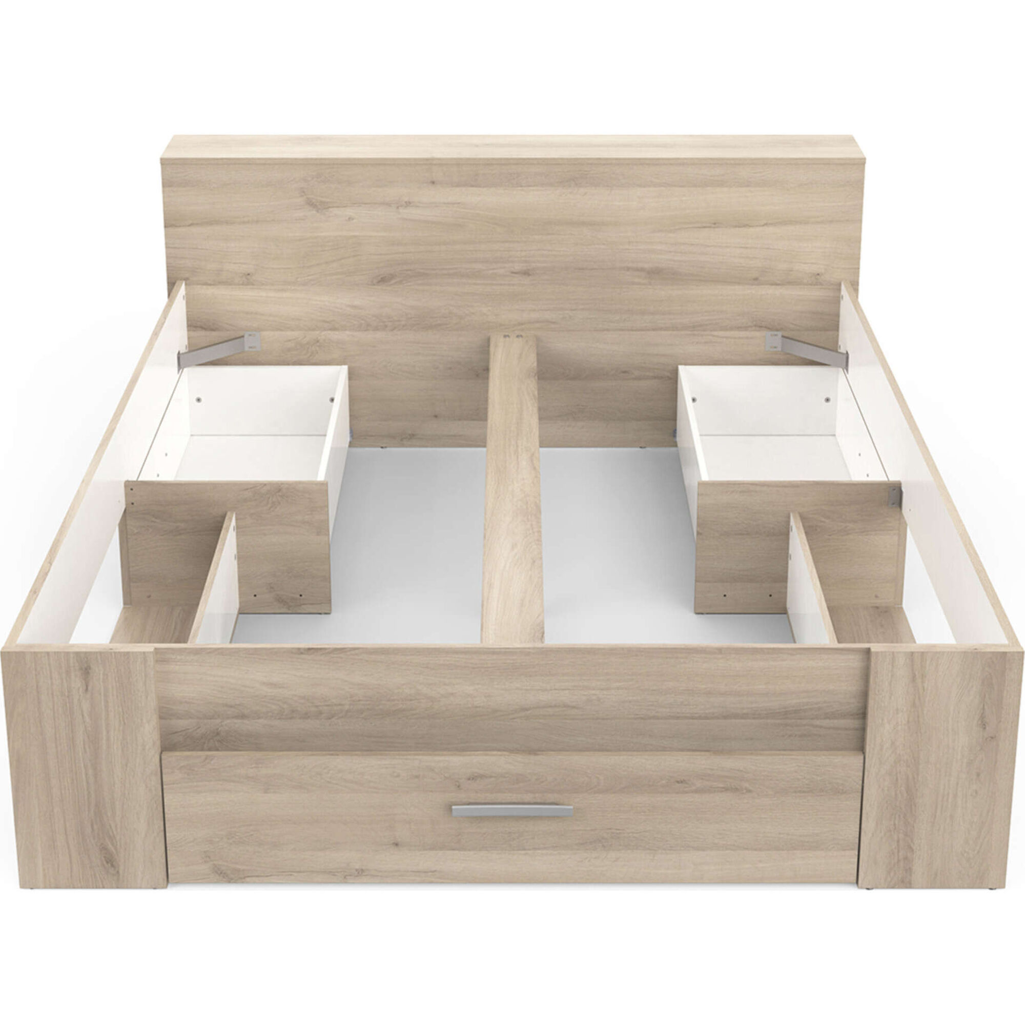 Cama Casal 169x227x74cm Carvalho Pocket Cama Casal 169x227x74cm Carvalho Pocket