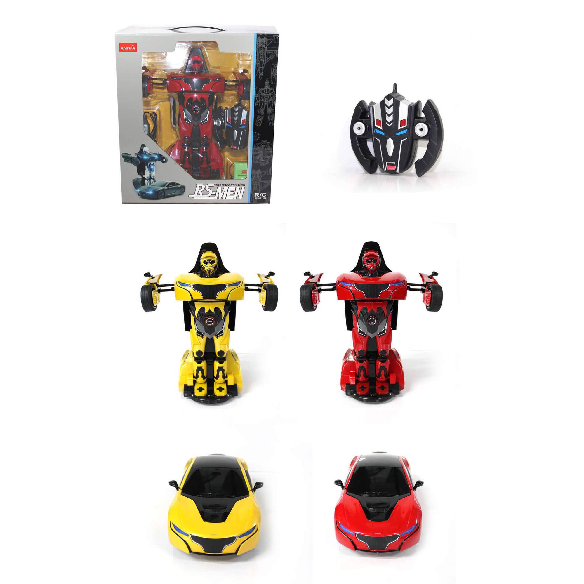 Rádio Controlo Carro Transformável 1:14 (vários modelos)