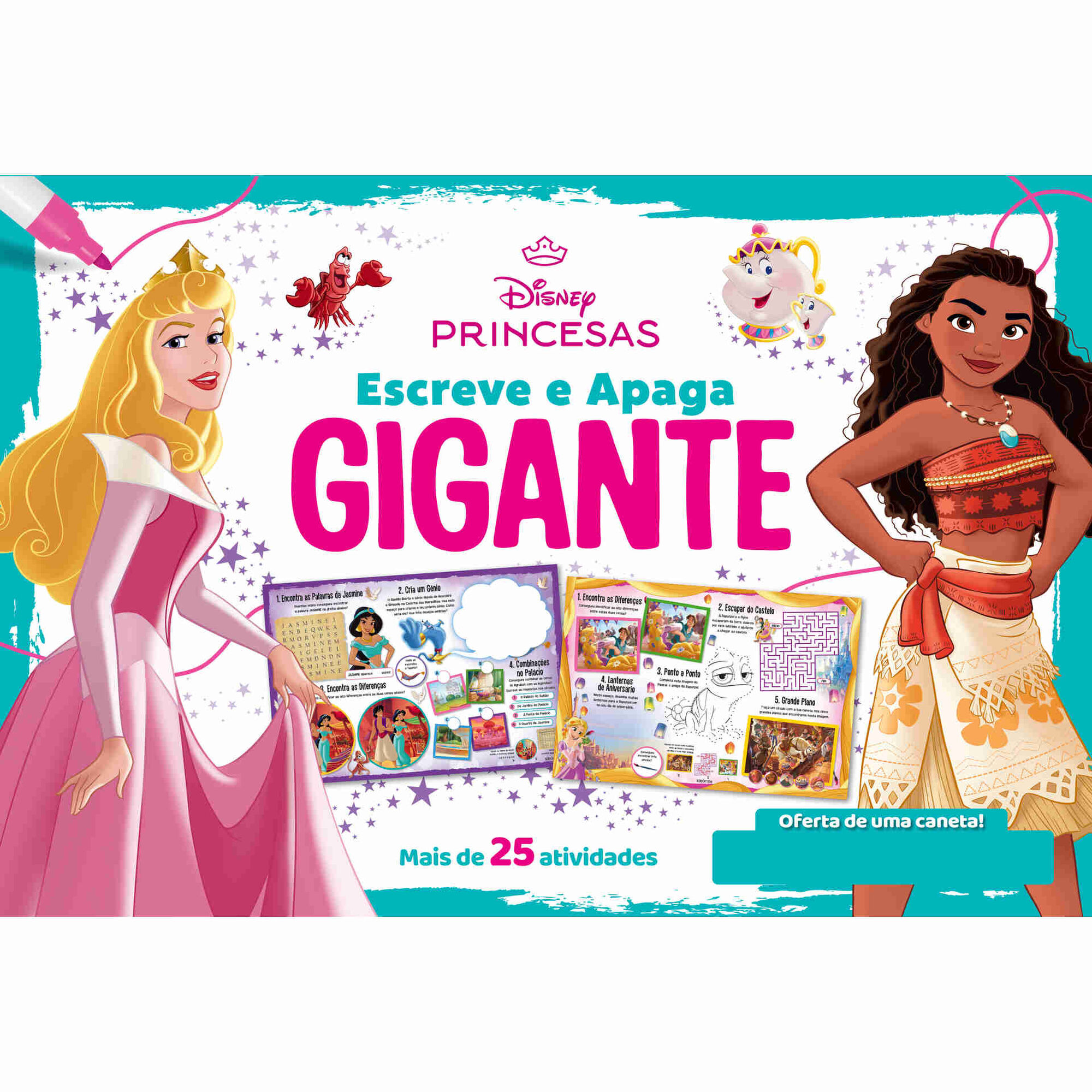 Escreve e Apaga Gigante - Princesas Escreve e Apaga Gigante - Princesas