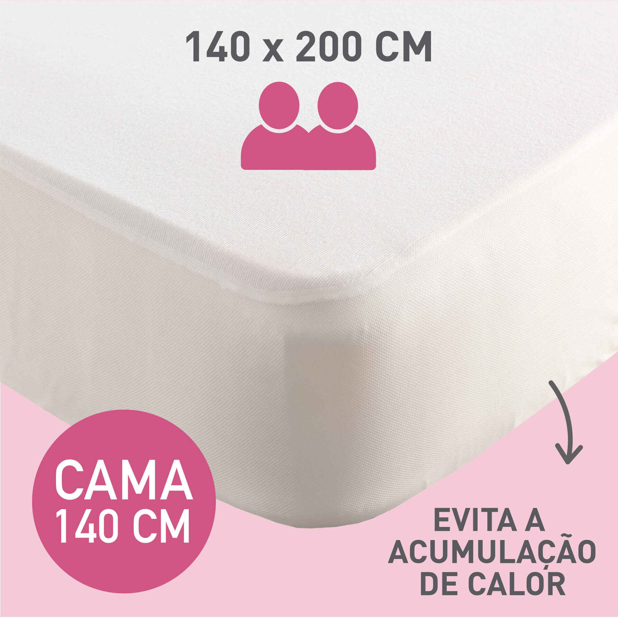 Protetor de Colch&atilde;o N&atilde;o Imperme&aacute;vel Ajust&aacute;vel Kasa