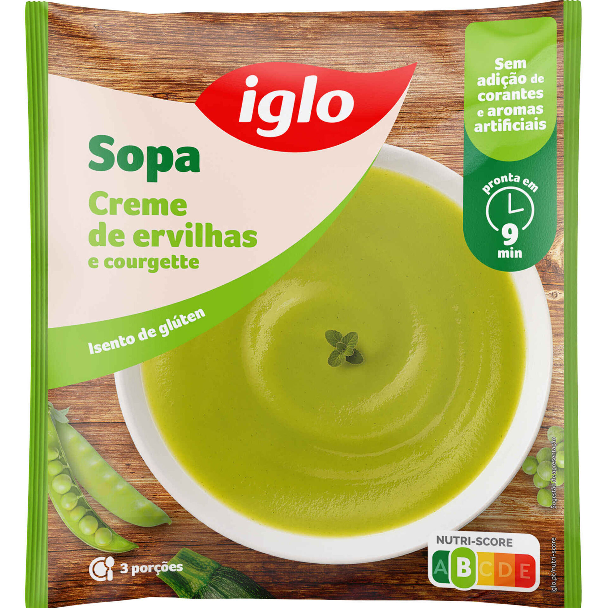 Sopa de Ervilhas e Curgete