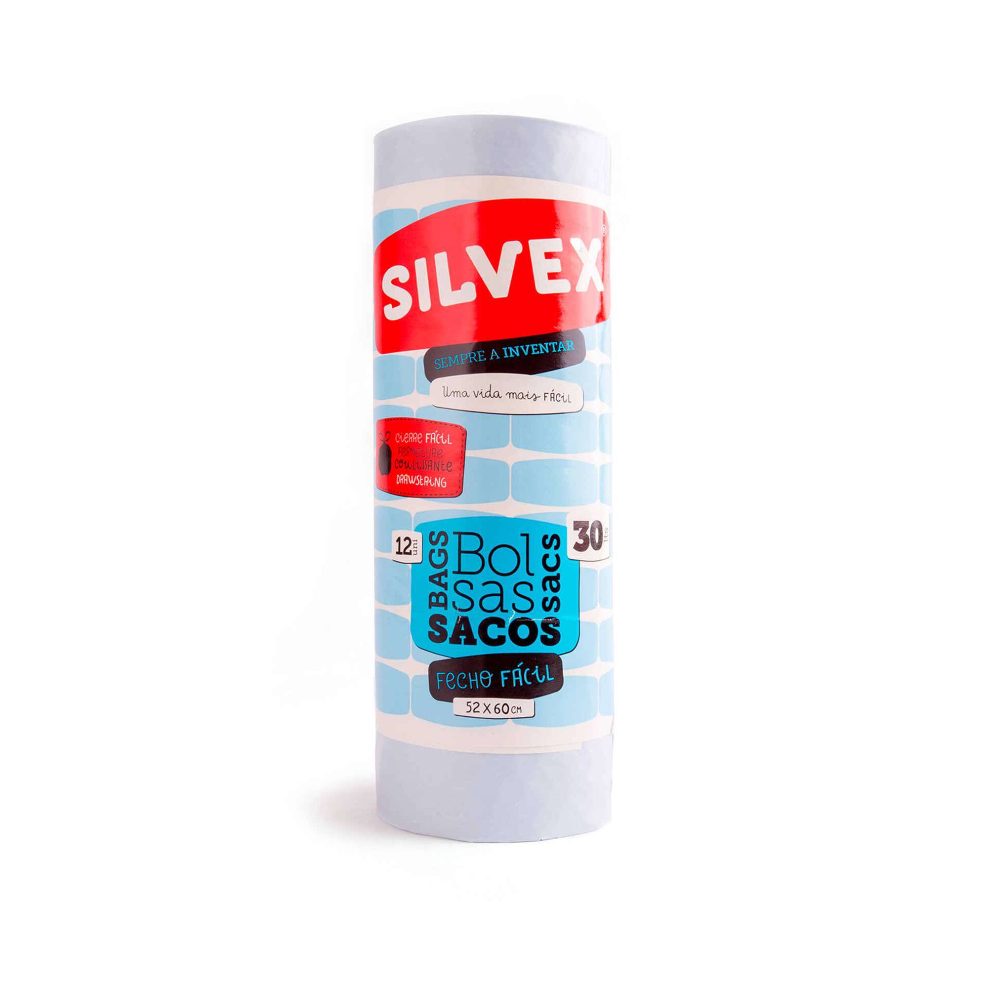Sacos Lixo Fecho Fácil 30 lt