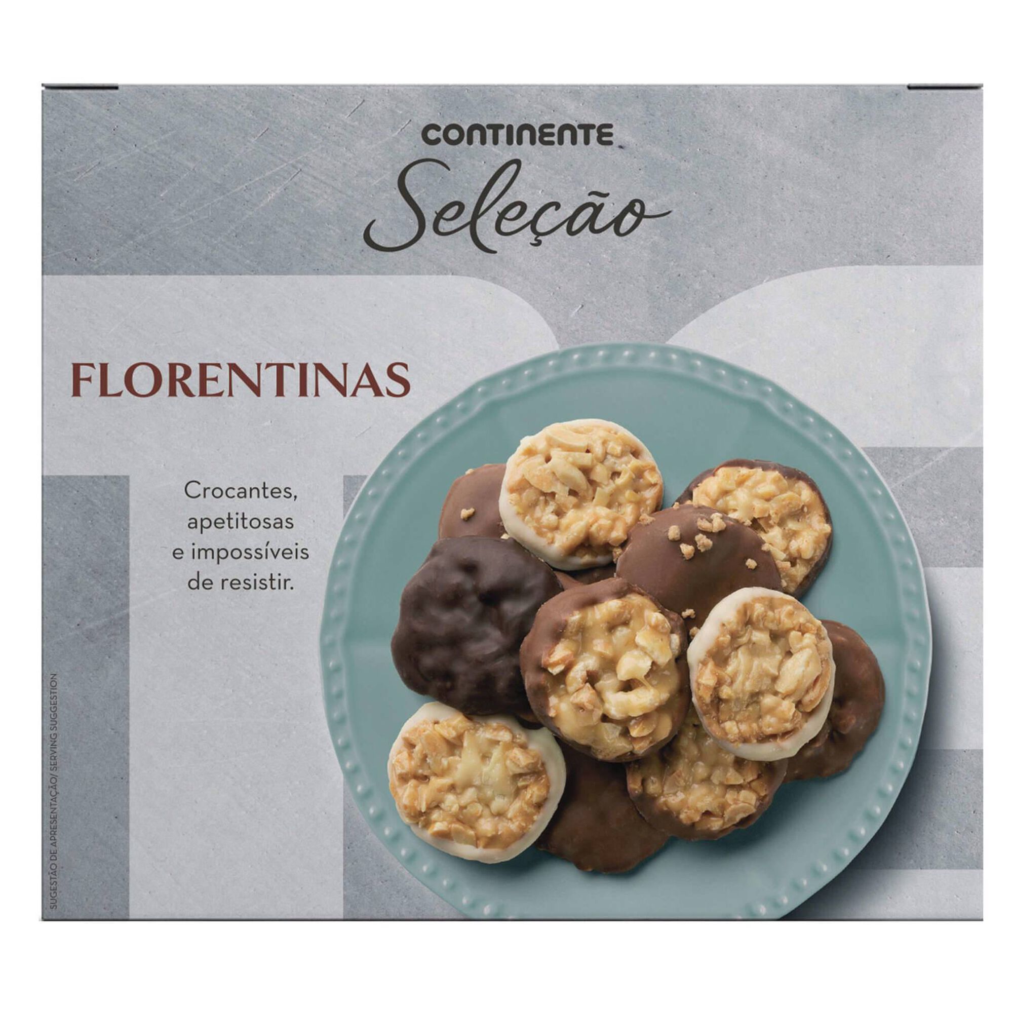 Bolachas Florentinas Amêndoa e Avelã com Chocolate Bolachas Florentinas Amêndoa e Avelã com Chocolate