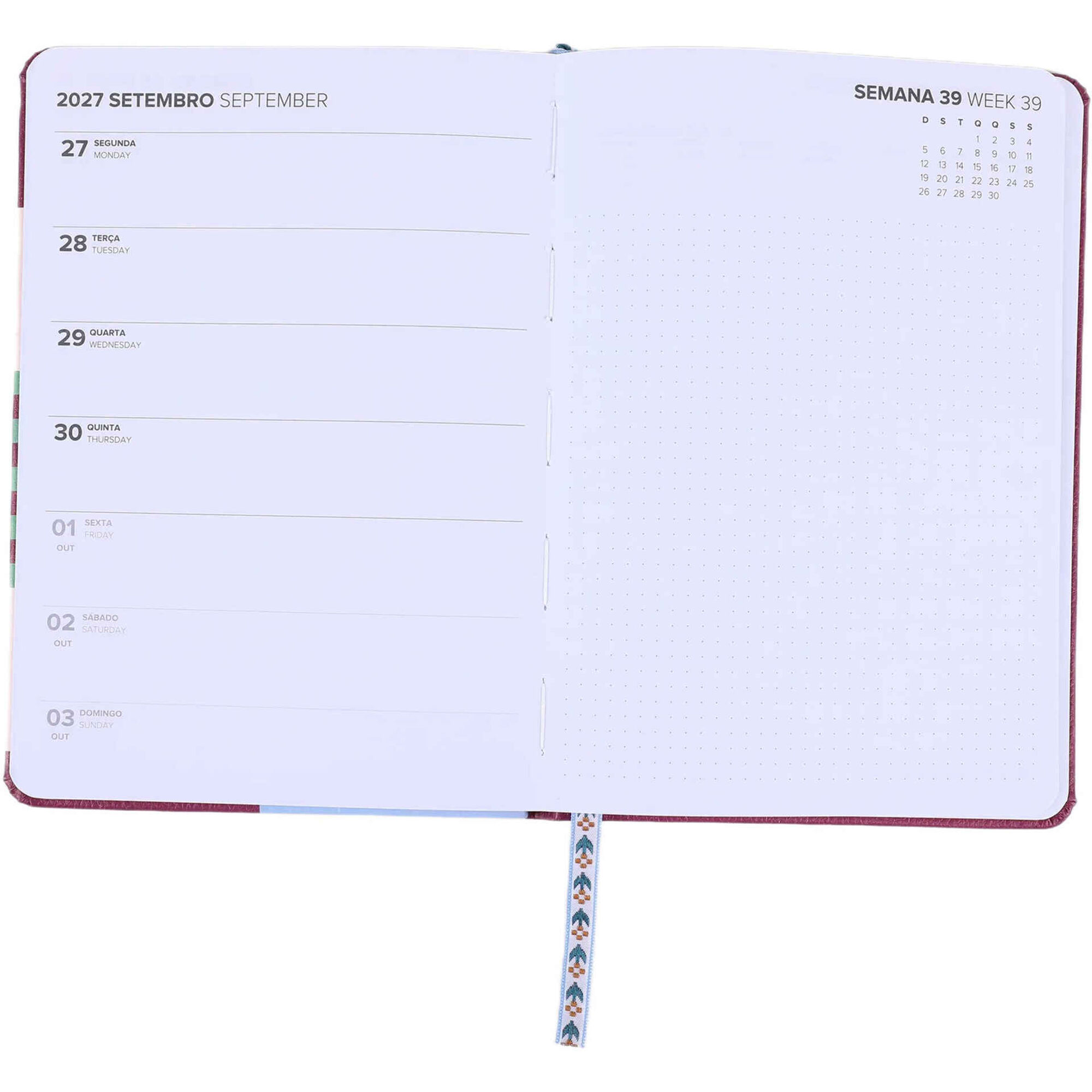 Agenda Semanal 2027 A5 Squares (v&aacute;rios modelos) Note!
