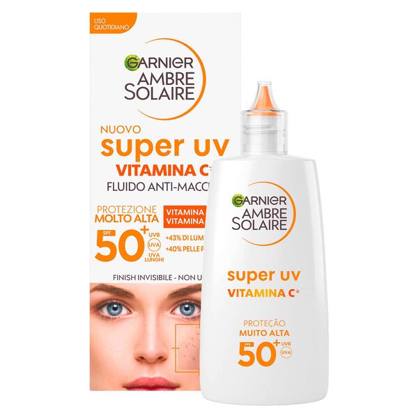 Protetor Solar Fluído Anti-Manchas FPS 50+ Garnier Ambre Solaire