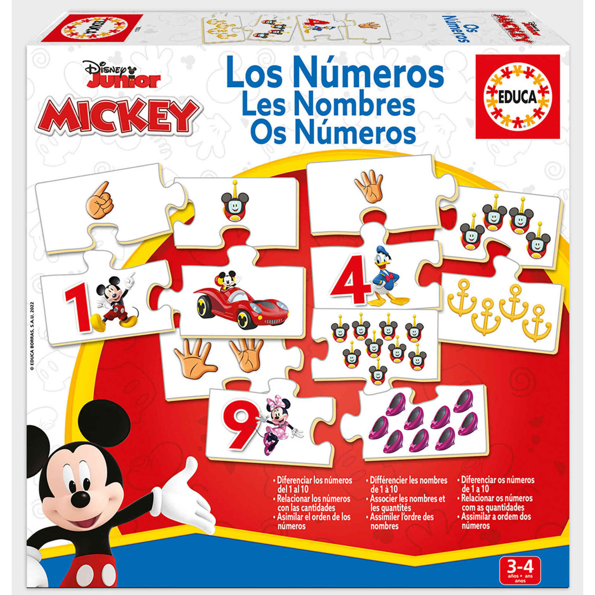 Os Números - Mickey and Friends