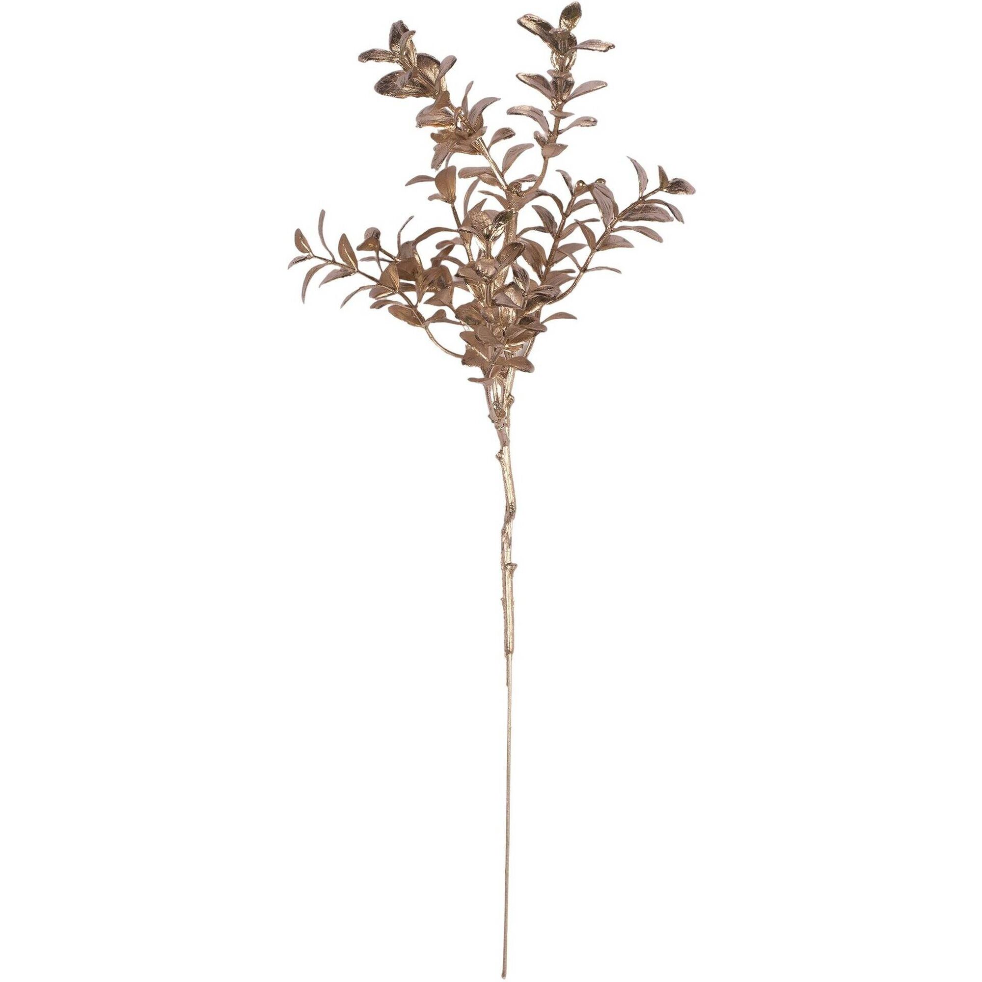 Haste Folhas Dourada 30cm Kasa