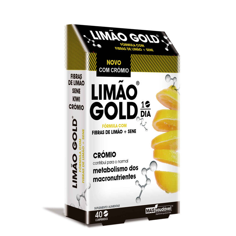 Suplemento Alimentar Limão Gold + Crómio Pharmonat