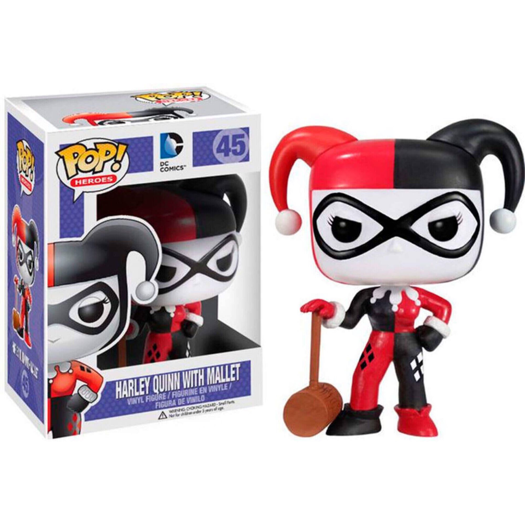 Funko - Figura Vinyl DC &ndash; Harley Quinn with Mallet