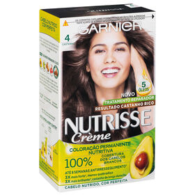 Coloração Permanente Nutrisse Creme Castanho 4