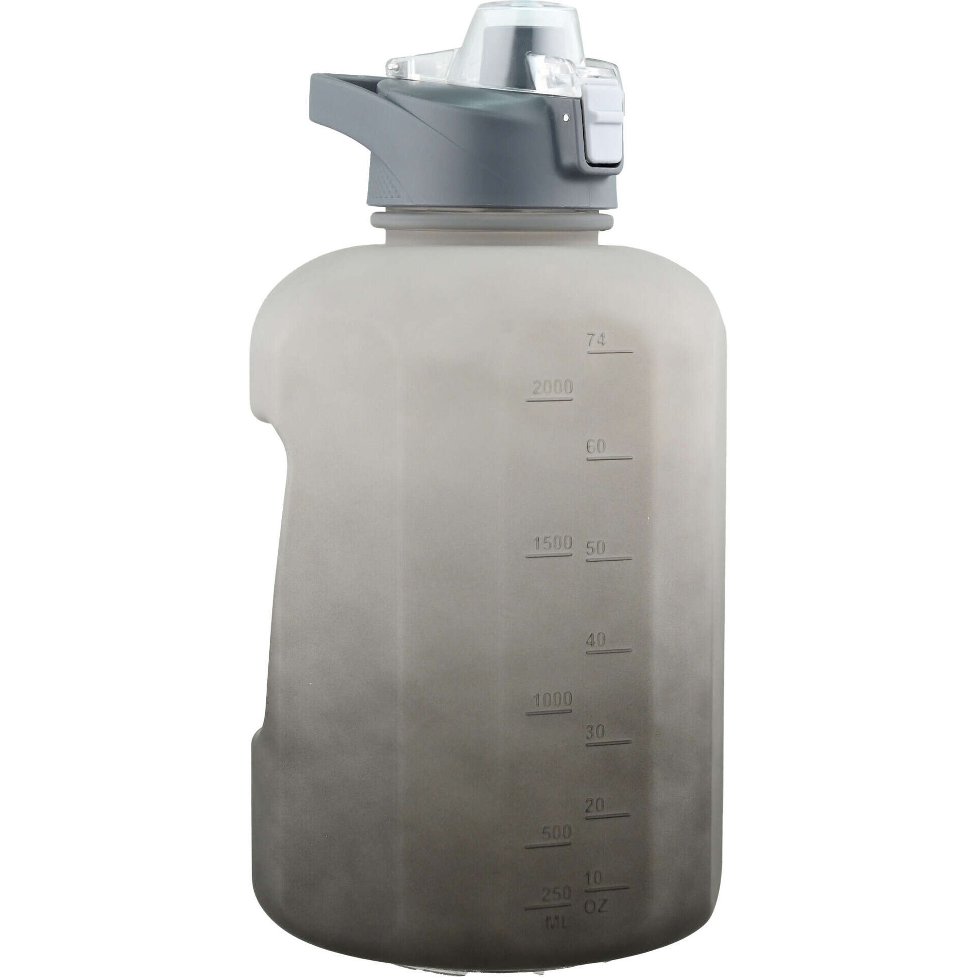 Garrafa Pl&aacute;stico Cinza e Preto 2,5L Colors