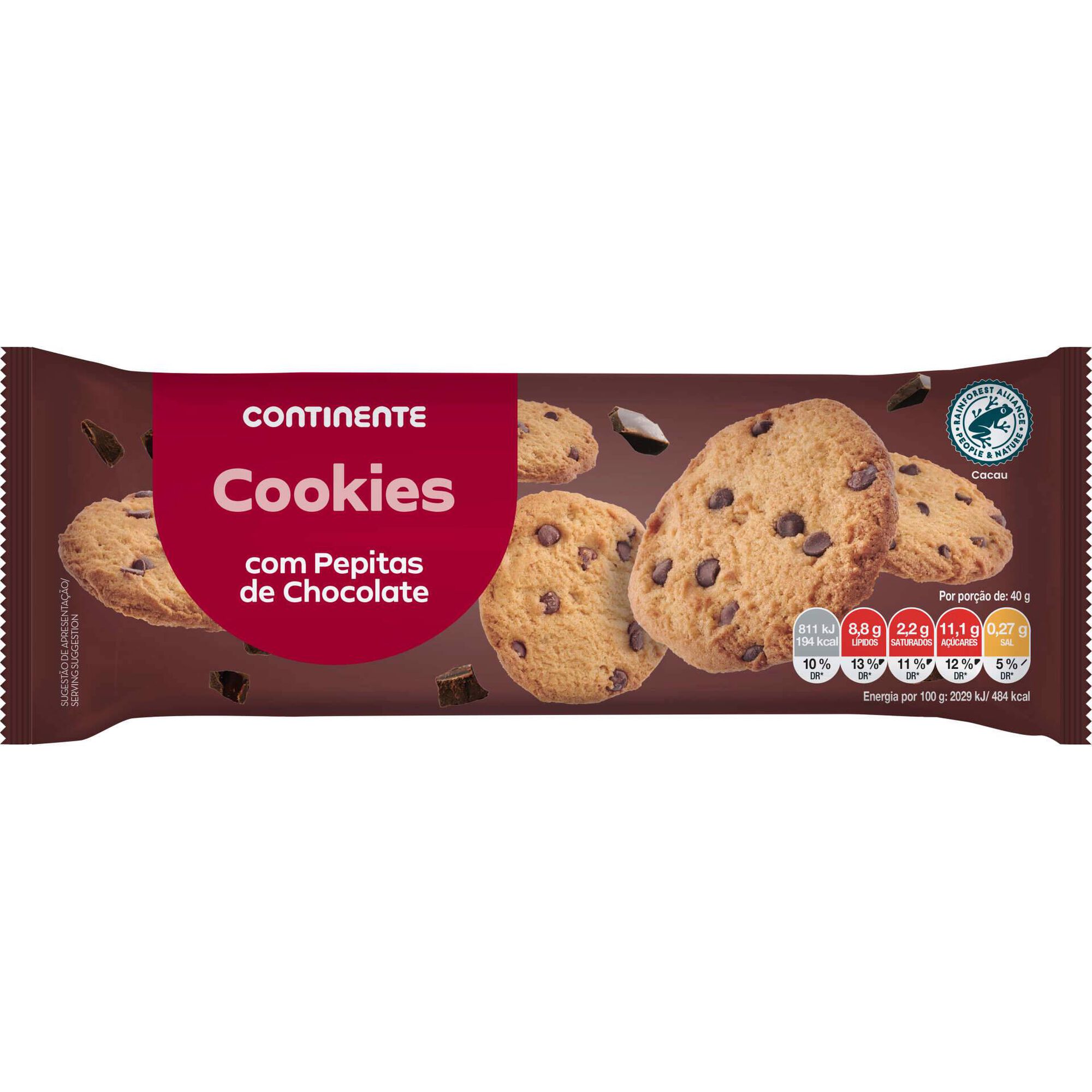 Cookies com Pepitas