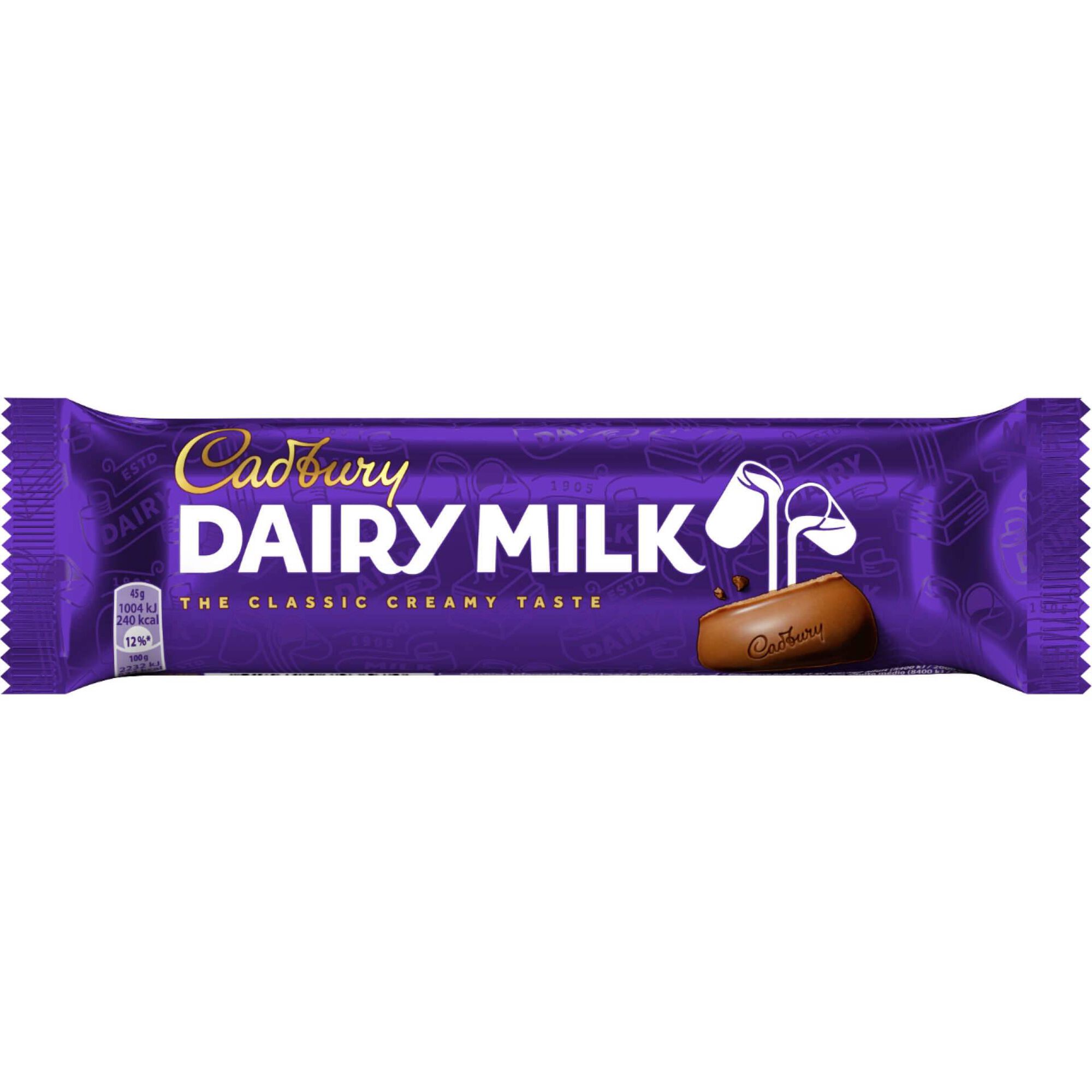 Snack de Chocolate de Leite Dairy Milk Cadbury