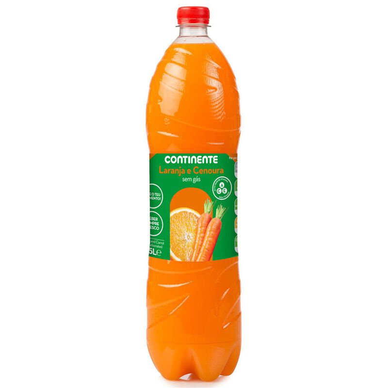 Refrigerante sem Gás Laranja e Cenoura Continente