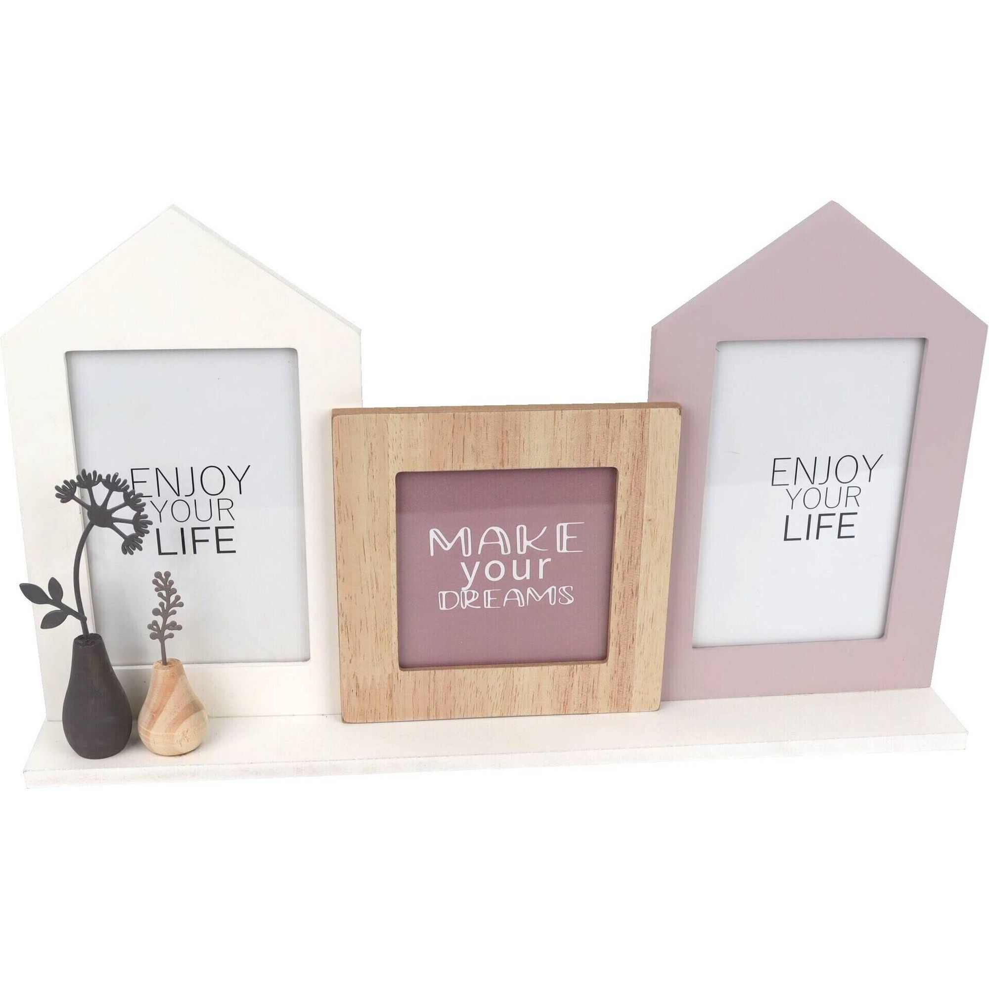 Multifotos 3 Fotos Casas e Jarra