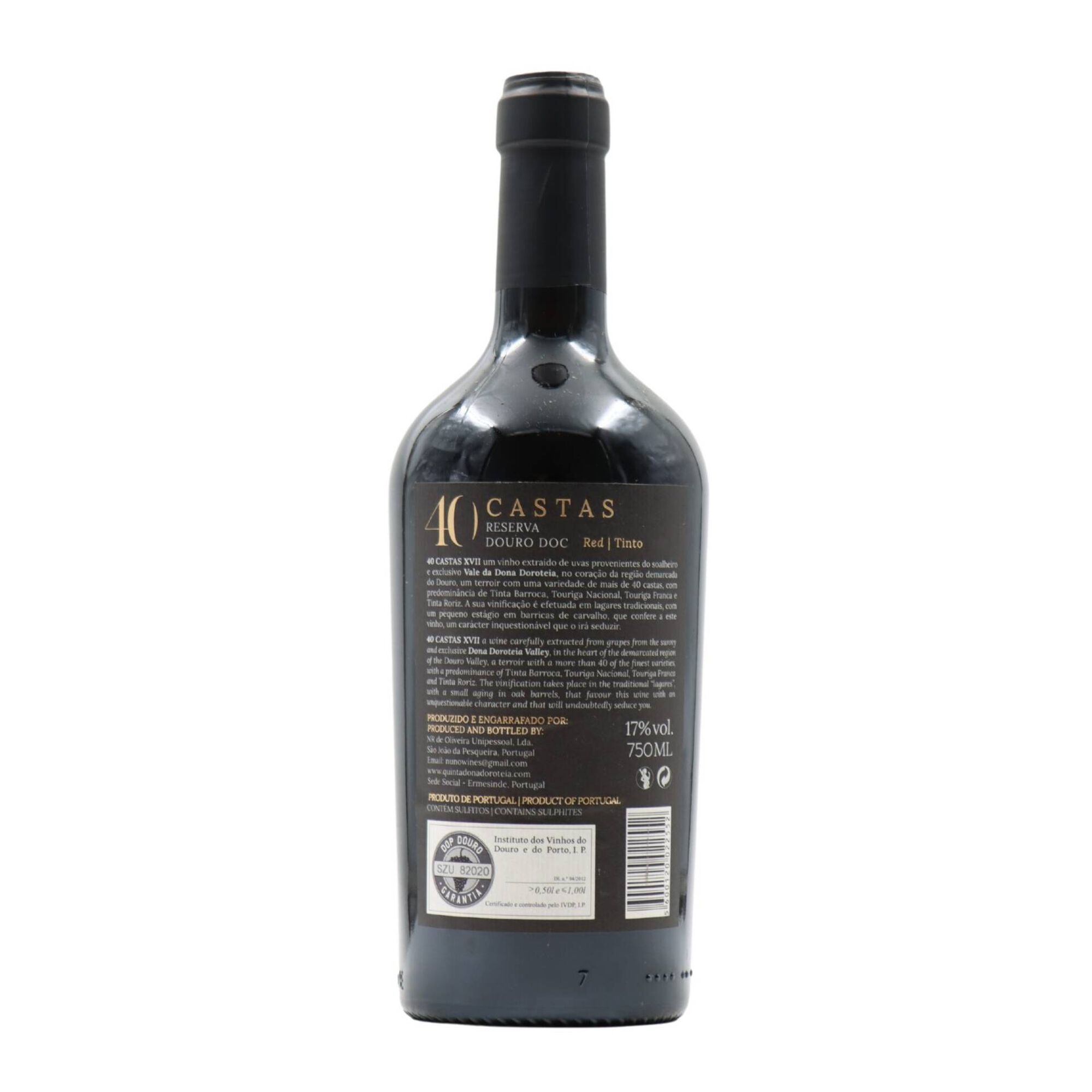 40 Castas 17&ordm; Reserva Douro Vinho Tinto