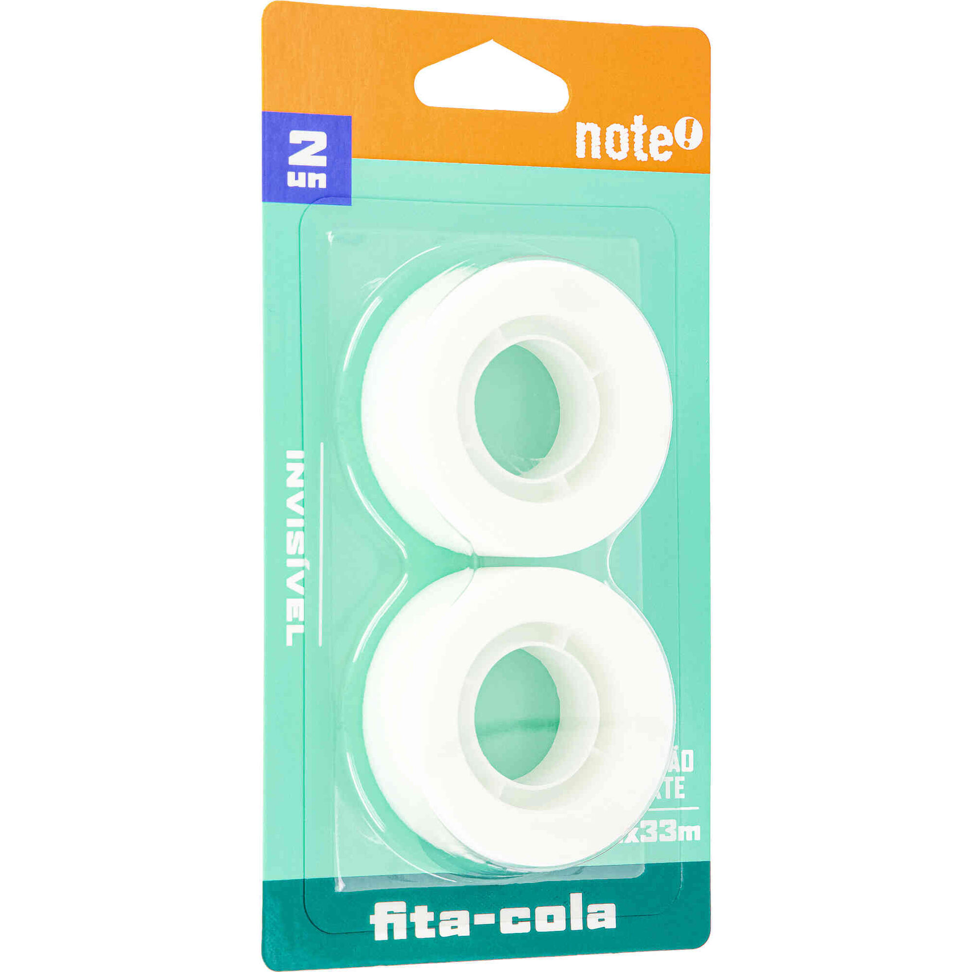 Conjunto 2 Fita Colas Invis&iacute;vel 19mm x 33m Note!
