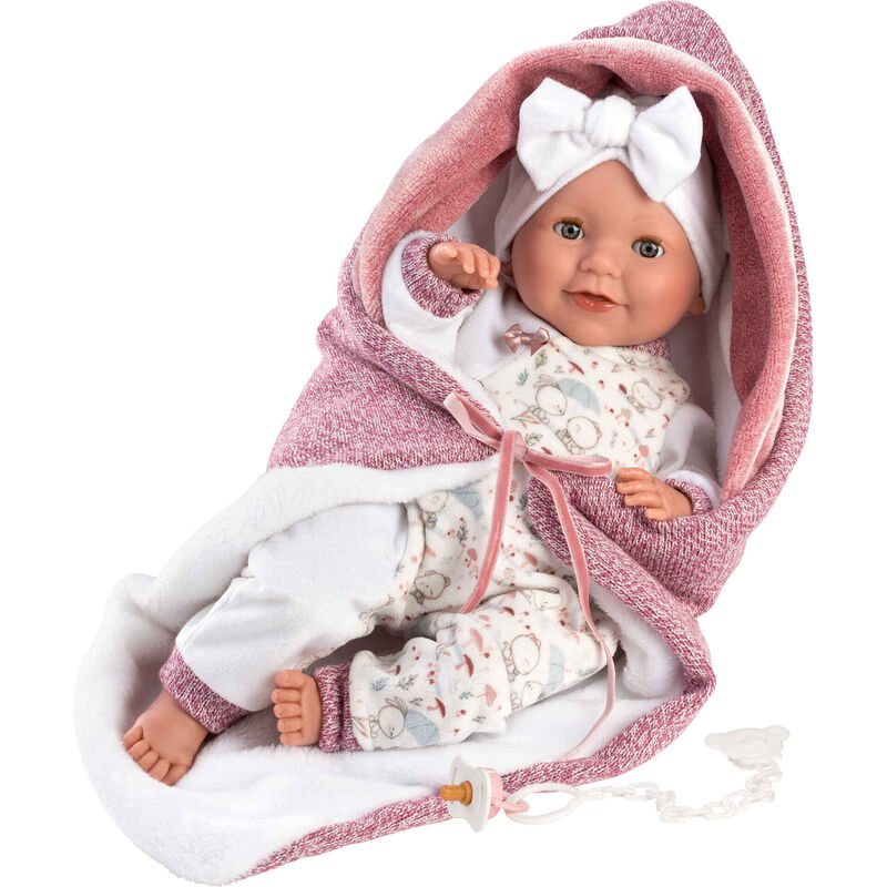 Bebé Heidi Chorona 42cm com Manta