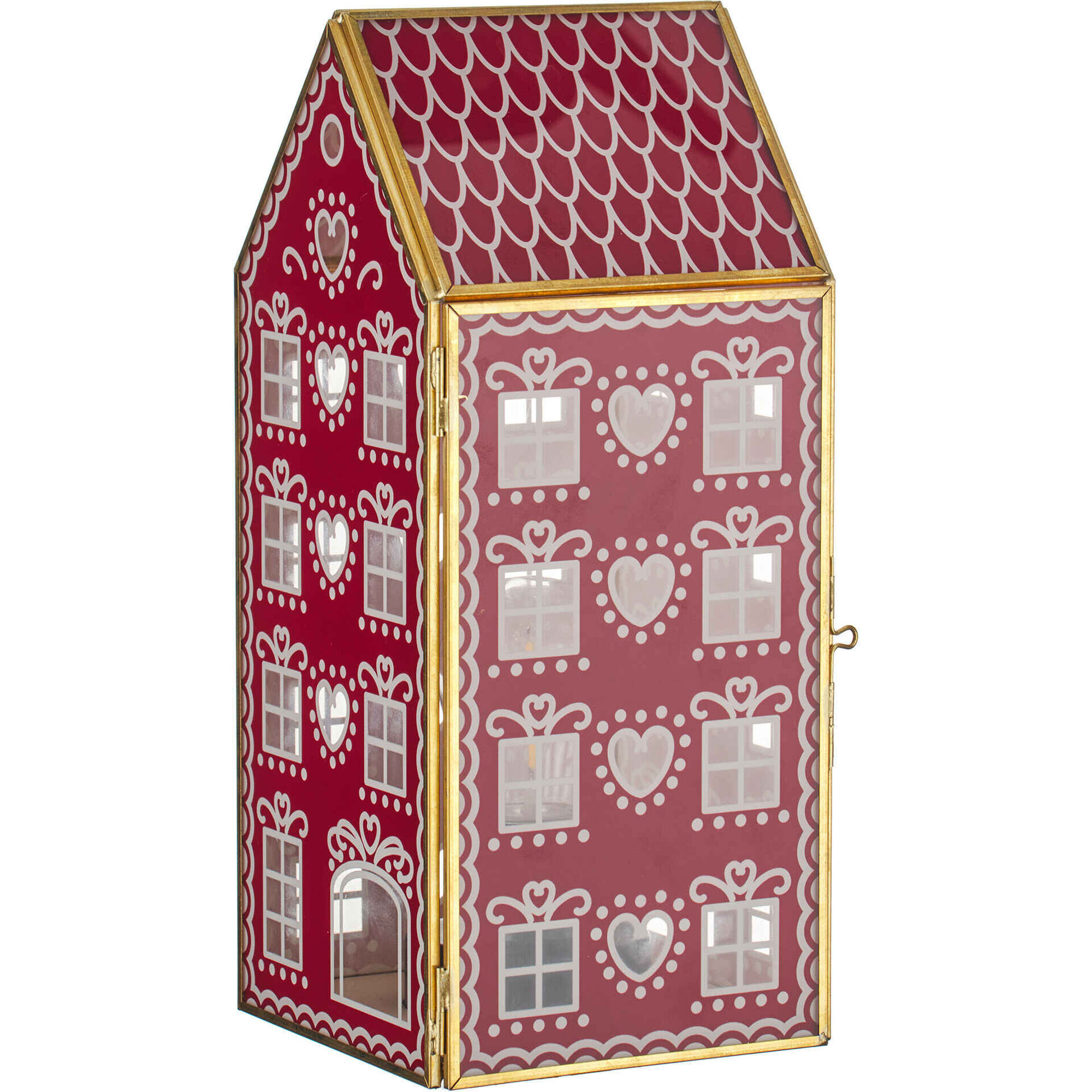 Casa Vidro 22cm com Luz Kasa