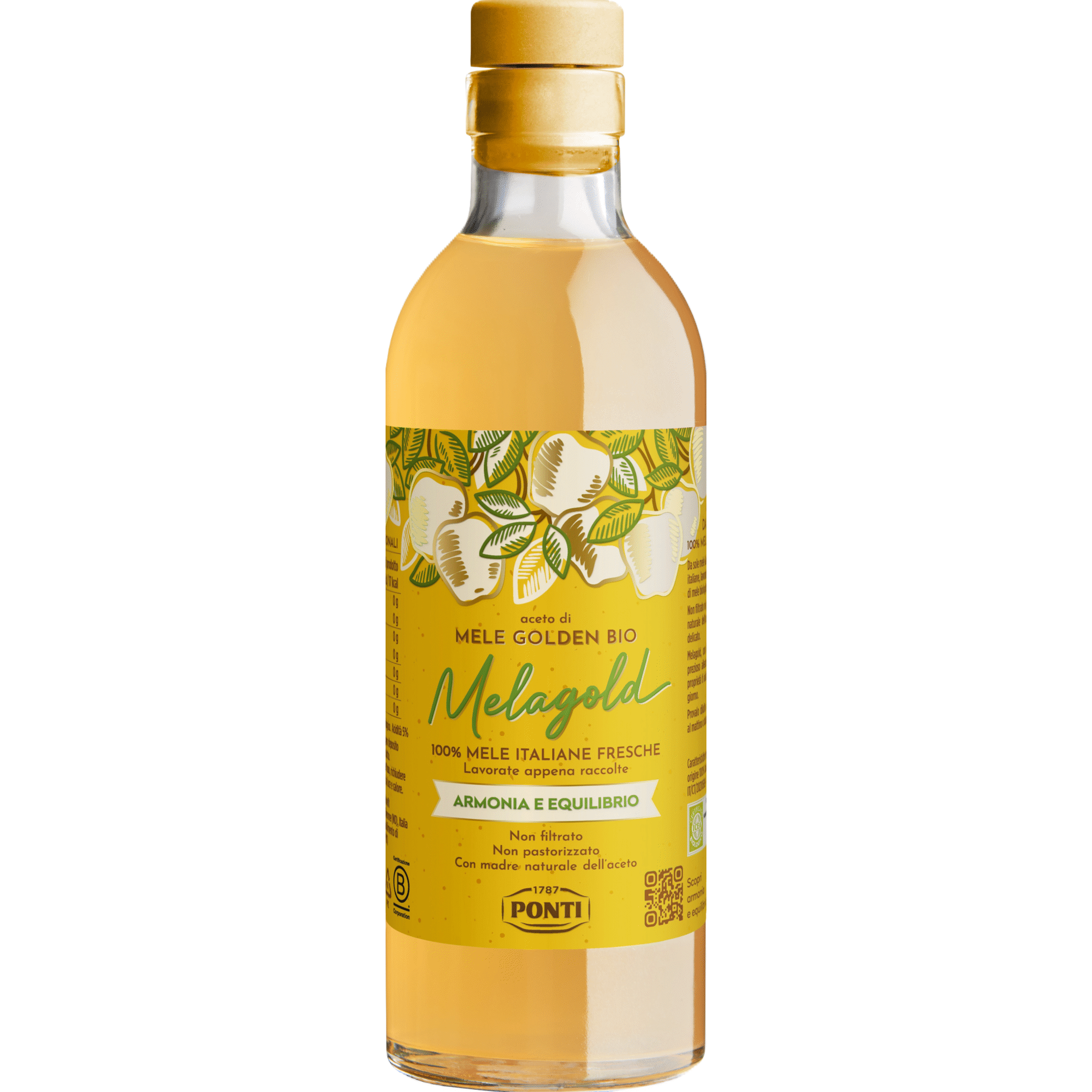 Vinagre de Sidra N&atilde;o Filtrado Ponti
