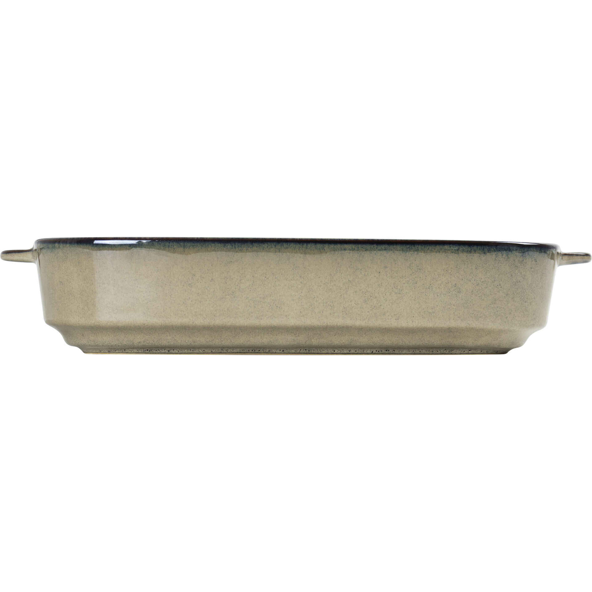 Assadeira Retangular Reativa 39x24cm Castanha Kasa