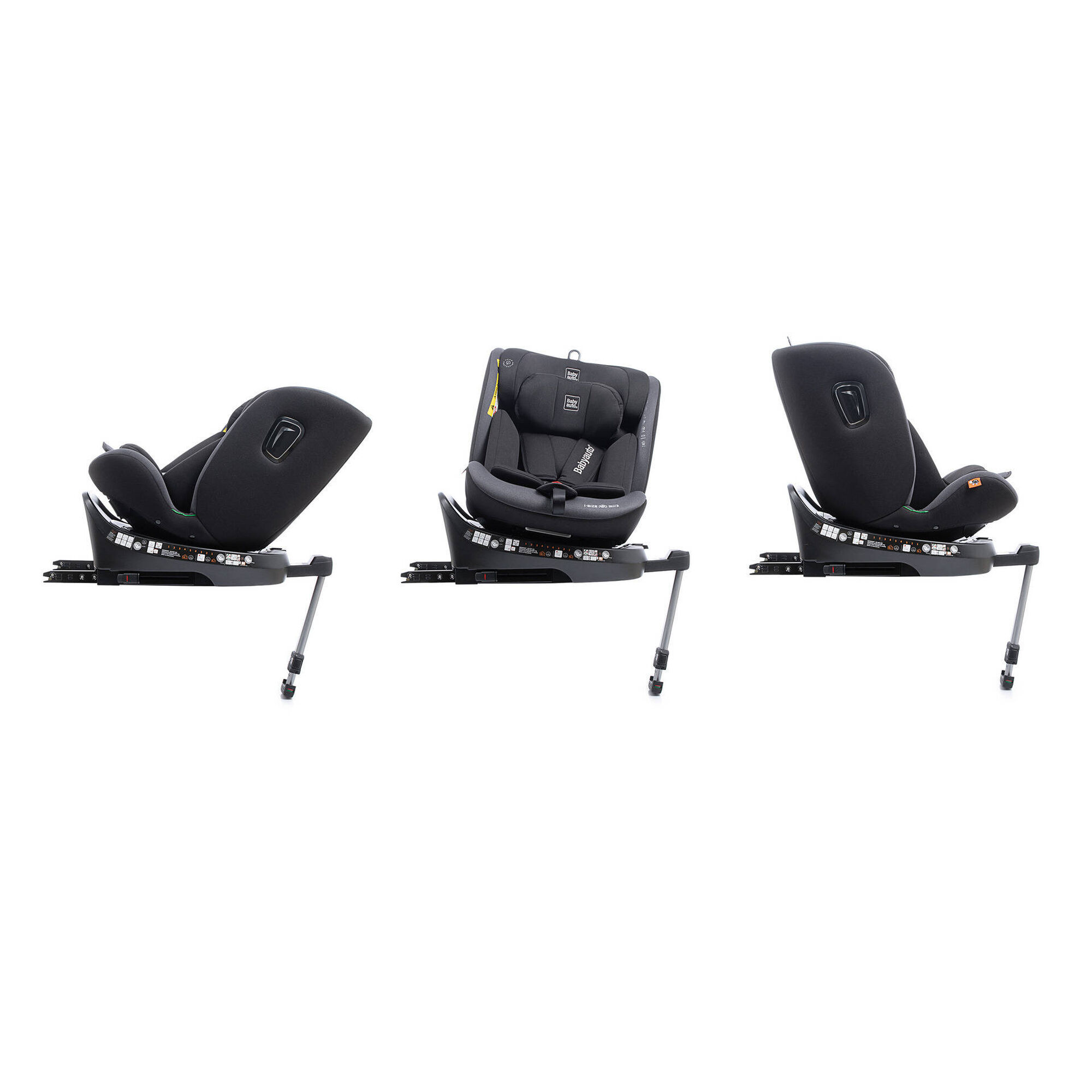 Cadeira Auto I-Size 40-150cm Isofix Rotativa Preta Aitana Cadeira Auto I-Size 40-150cm Isofix Rotativa Preta Aitana