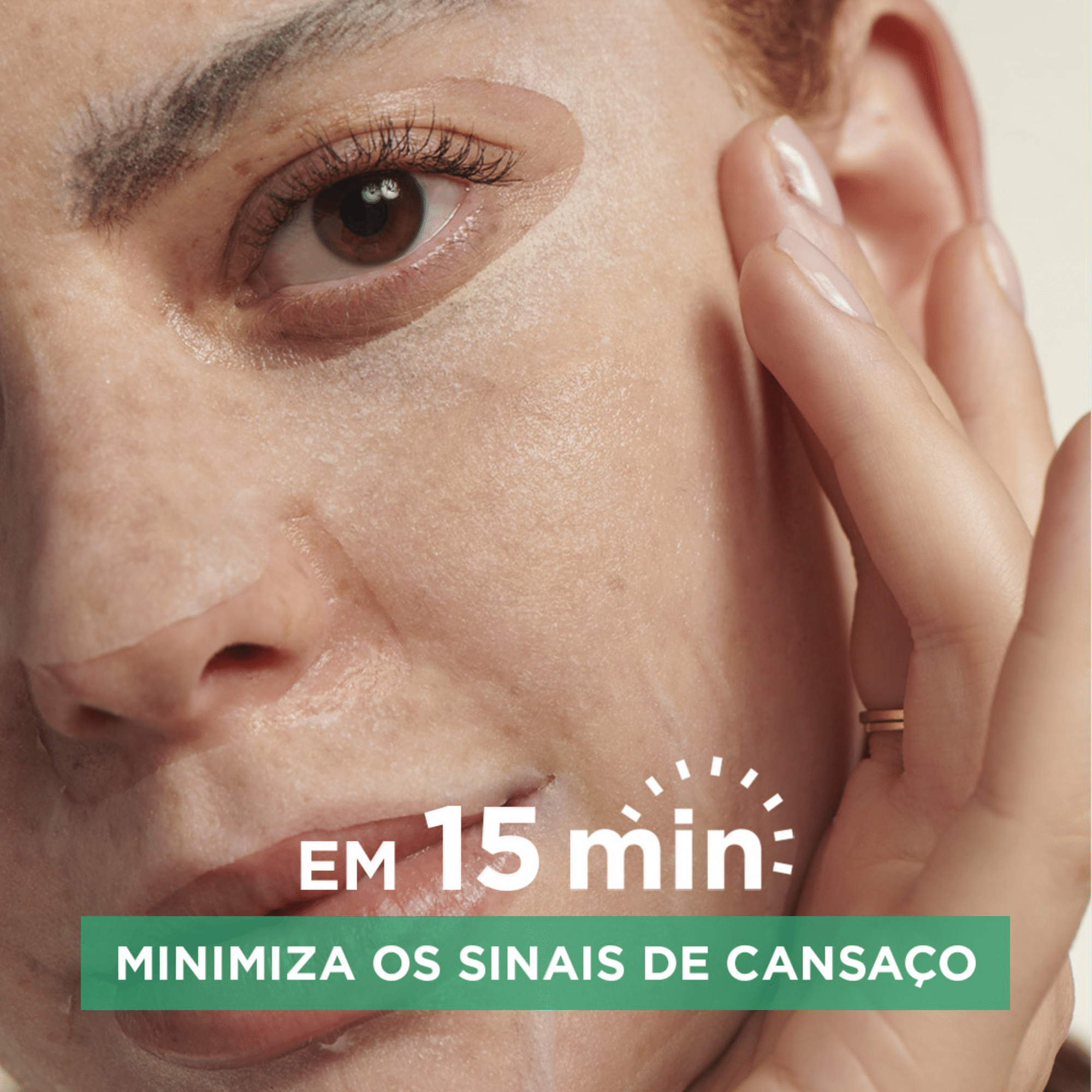 M&aacute;scara Facial Tecido CryoJelly Aloe Hialur&oacute;nico Pele Cansada Garnier Skin Active