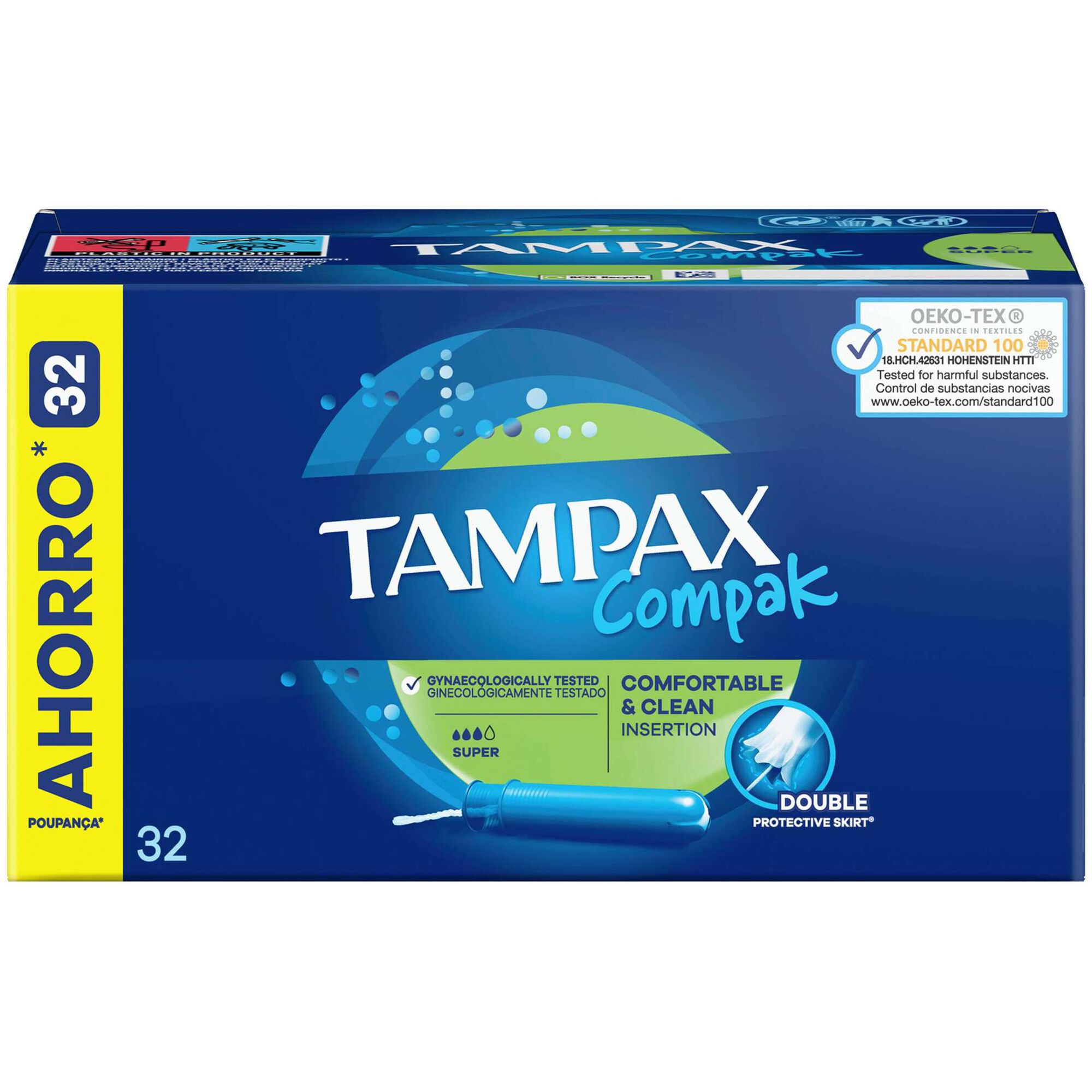 Tampão com Aplicador Compak Super Tampão com Aplicador Compak Super