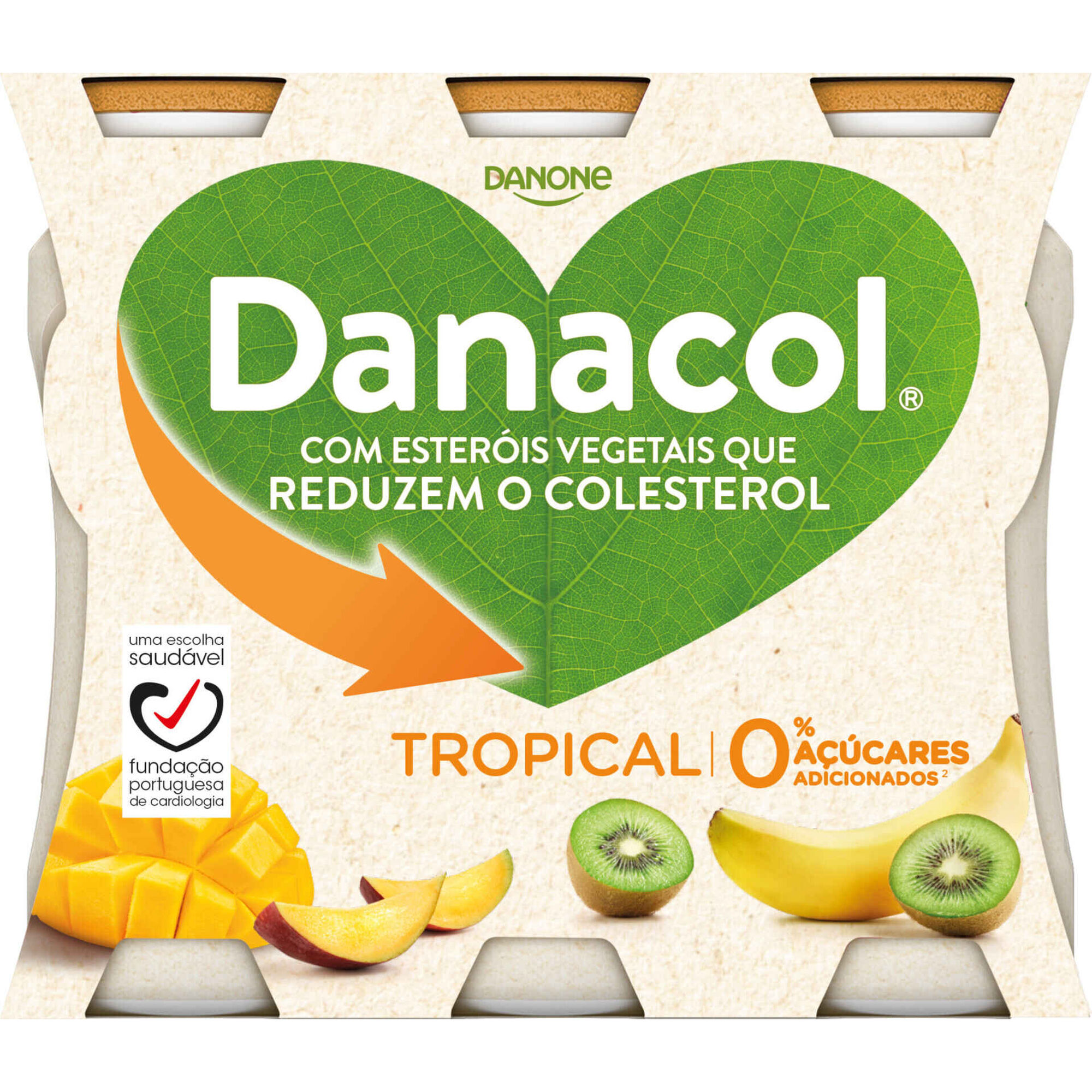 Iogurte L&iacute;quido Reduz Colesterol Frutos Ex&oacute;ticos