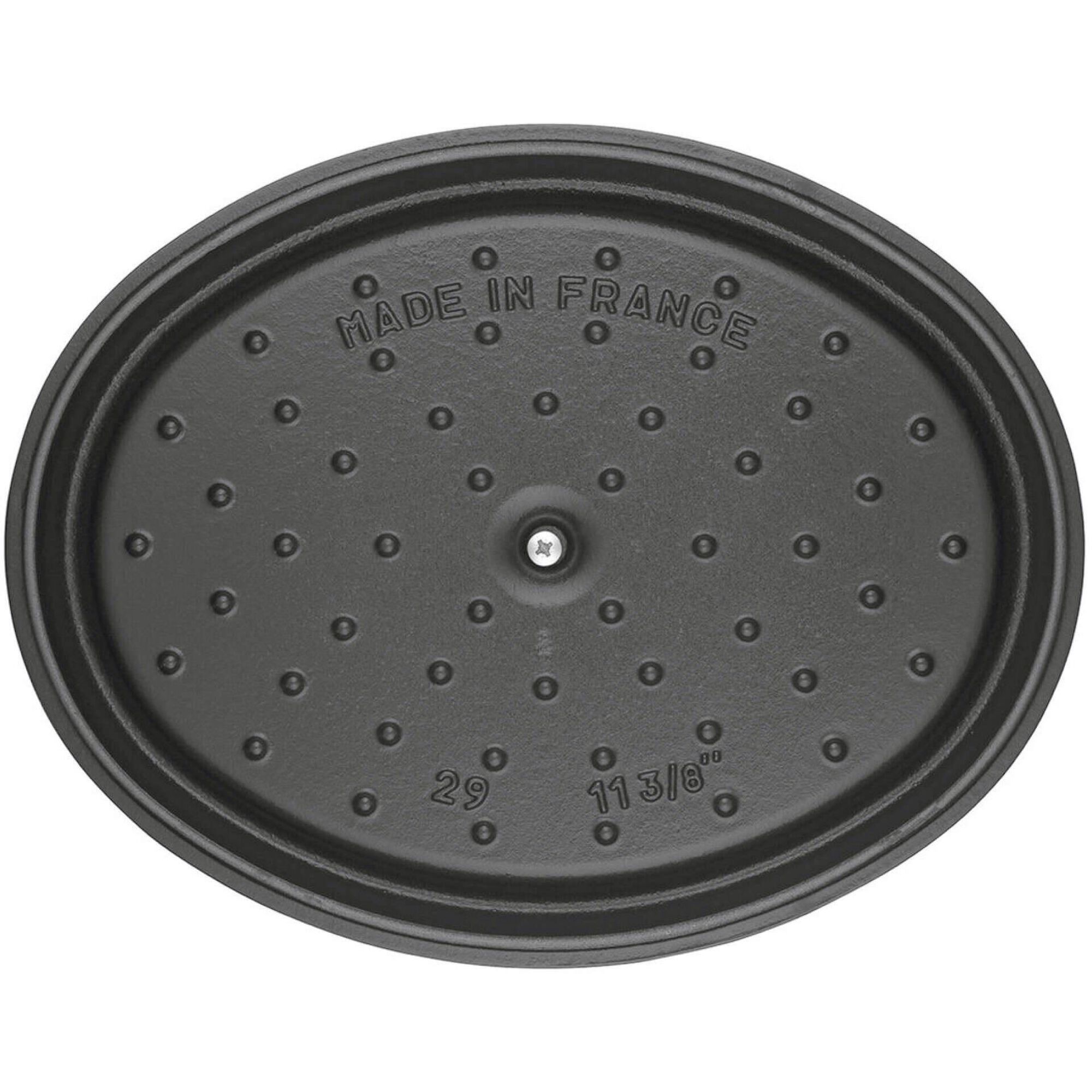 Ca&ccedil;arola Oval Ferro Fundido 17cm Preta Staub