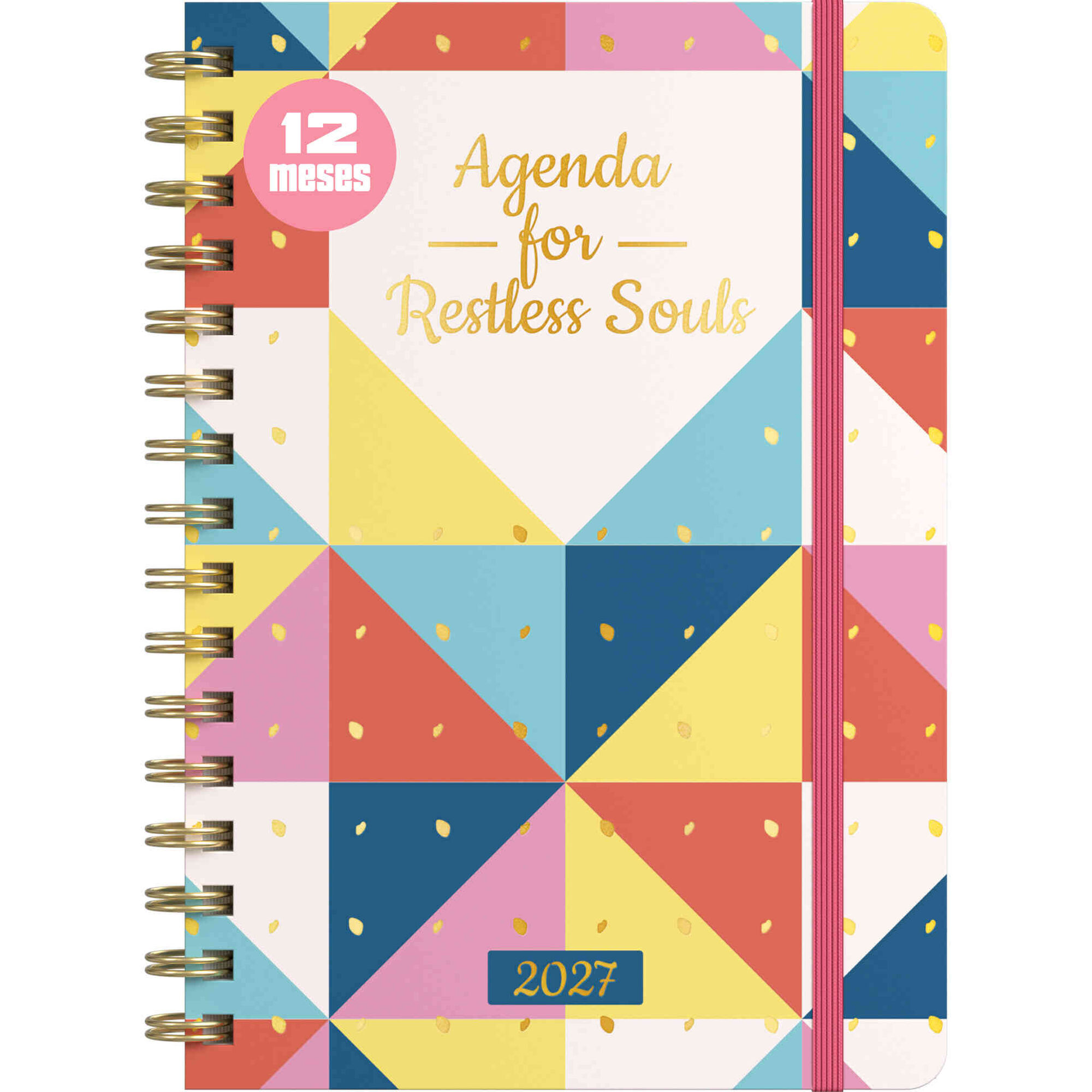 Agenda A5 2027 12 Meses (v&aacute;rias cores) Note!