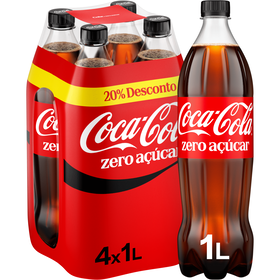 Refrigerante com G&aacute;s Cola Zero Coca-Cola