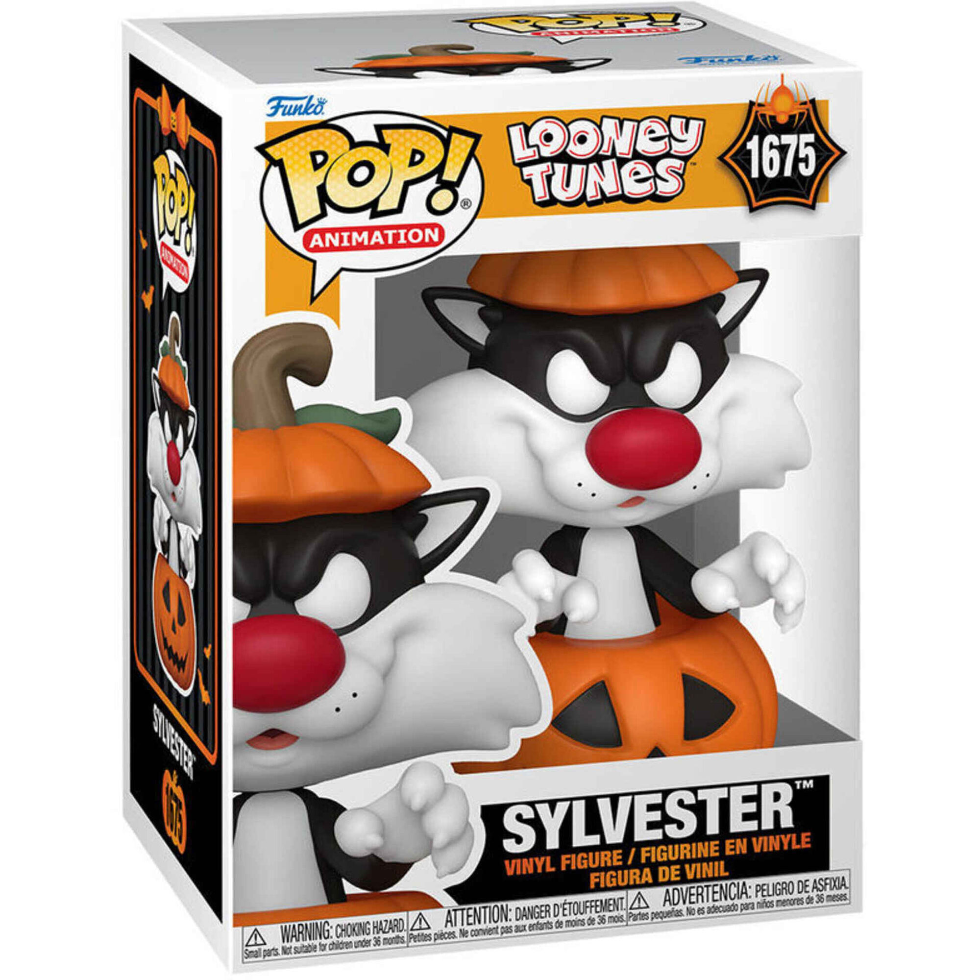 Funko - Figura Looney Tunes Halloween - Sylvester with Pumpkin