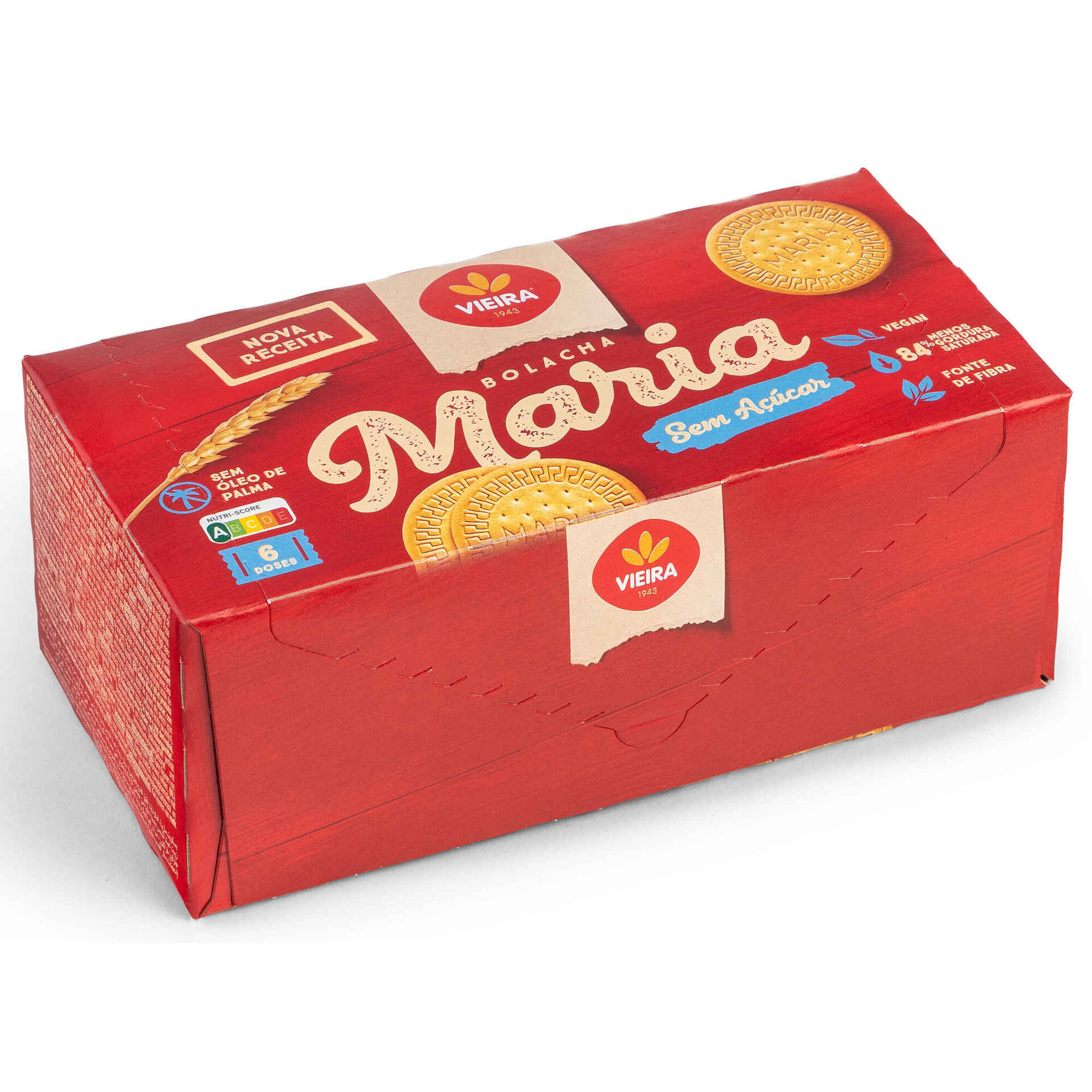 Bolachas Maria sem Adição de Açúcar